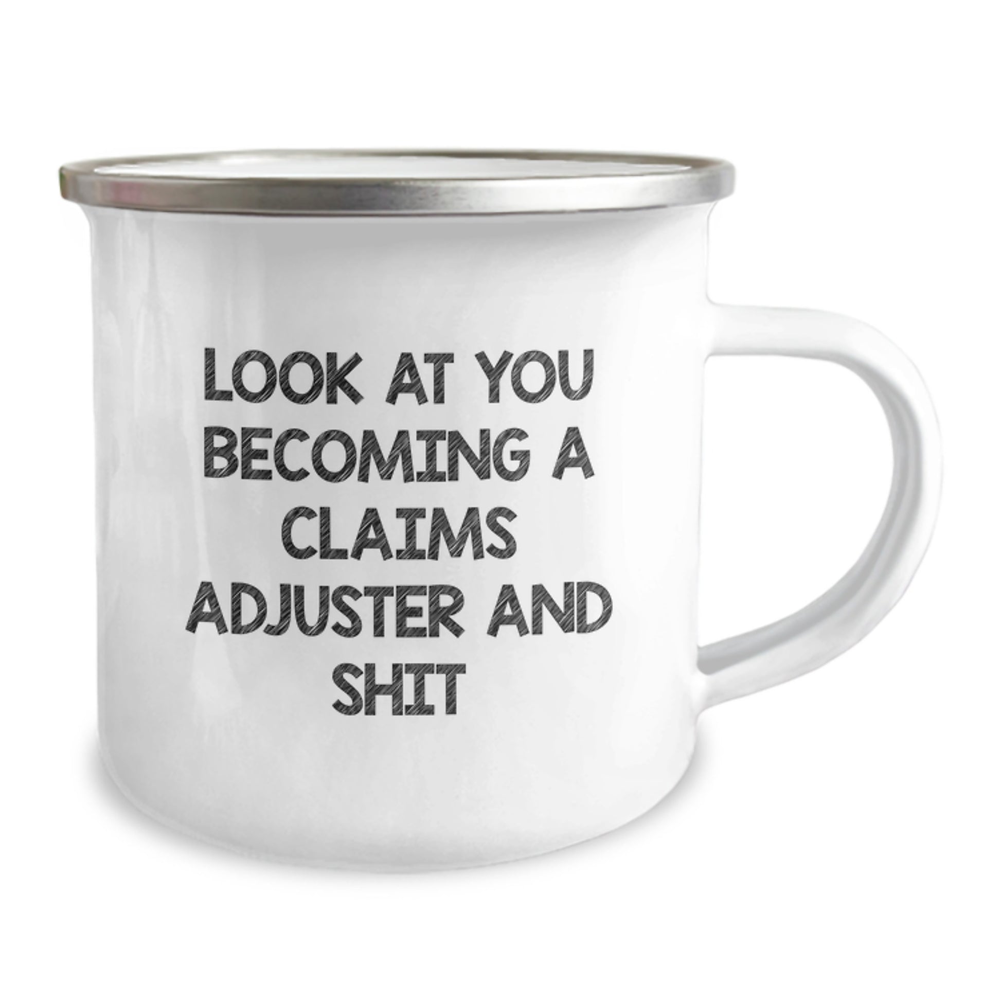 Funny Claims Adjuster Gifts for Him, Unique Graduation Unique Gifts for Men, Claims Adjuster Camping Mug with Quirky Quote - Gifts from Friends to Family - Image 2
