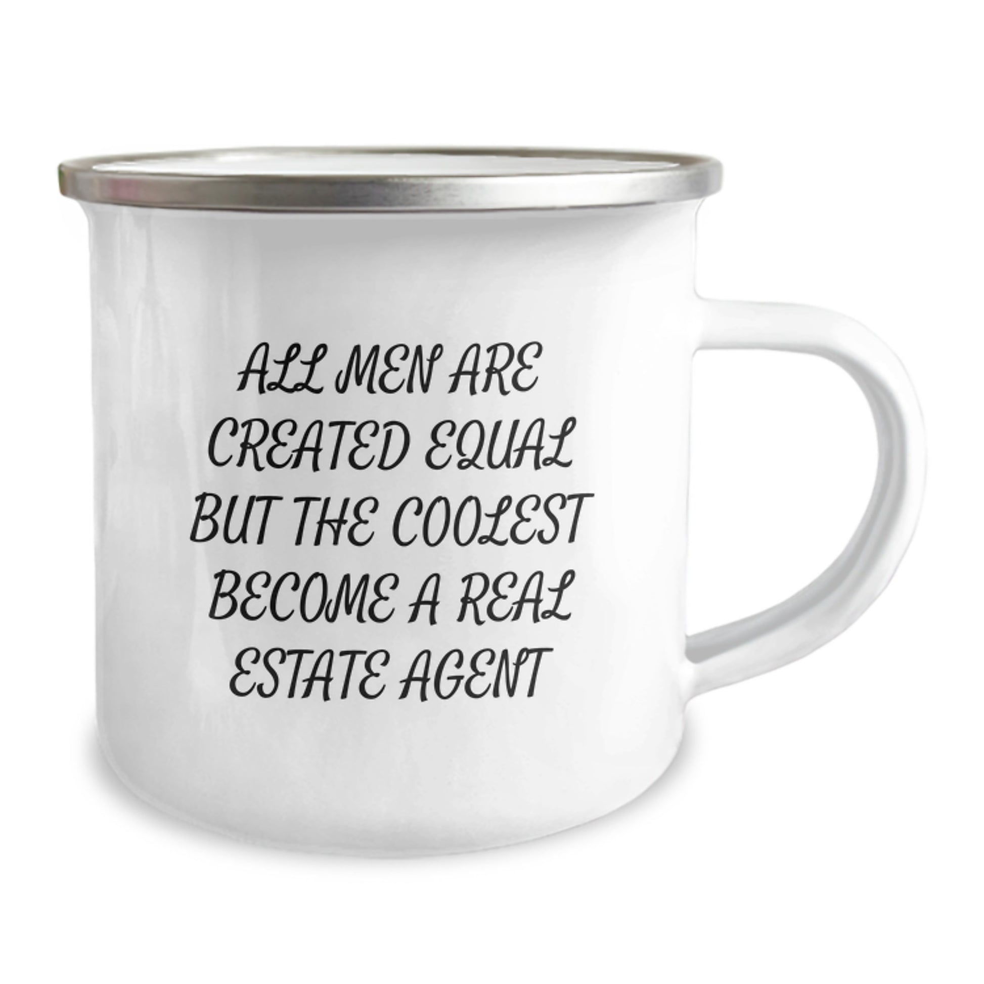 Gifts from Real Estate Agent Lovers, Gifts for Men - Funny Real Estate Agent Camping Mug, Valentine's Unique Gifts - Image 2