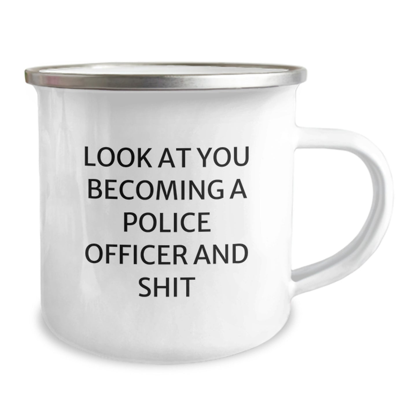 Funny Police Officer Camping Mug Gifts for Him, Unique Valentine's Unique Gifts from Friends, Men, Family, and Coworkers - Image 2