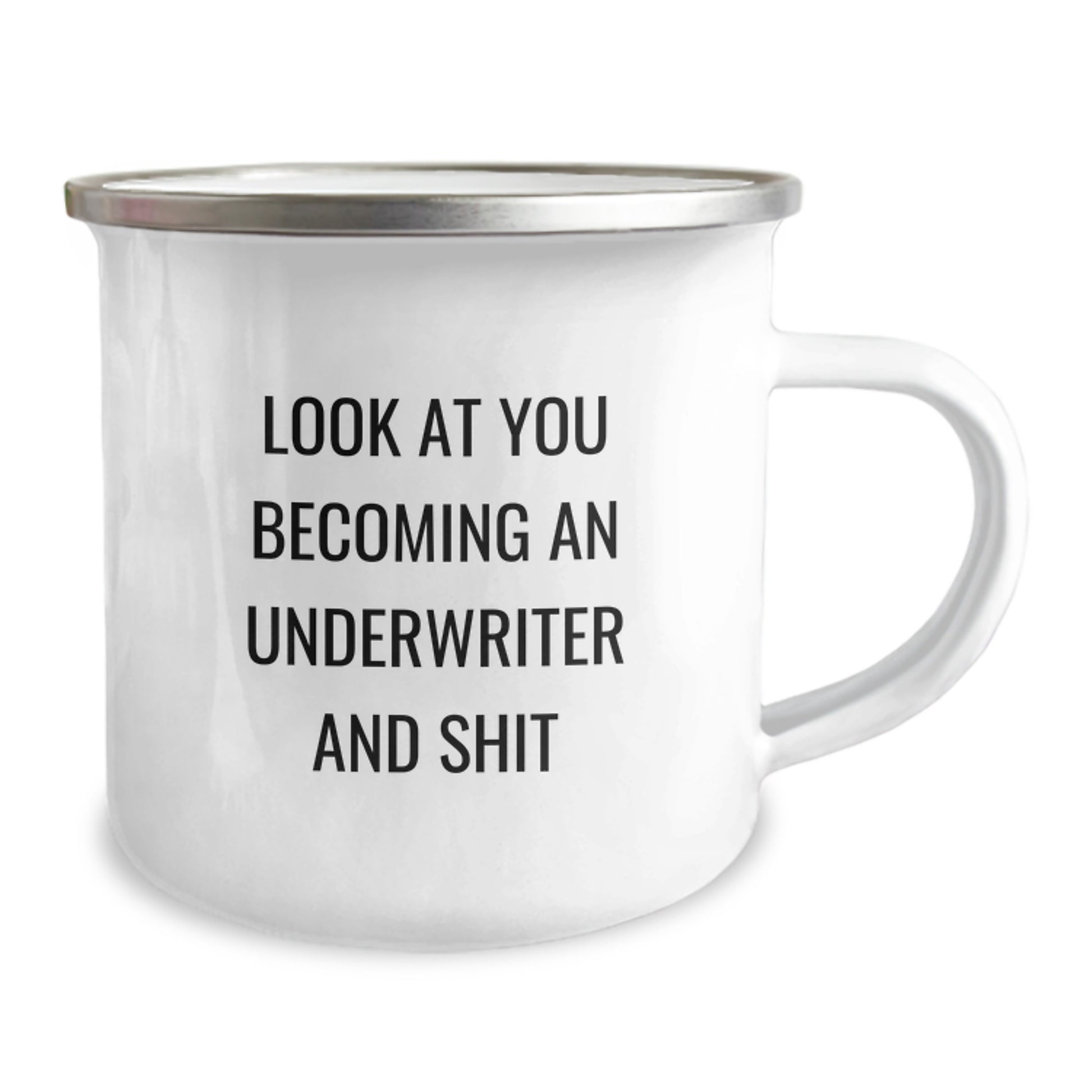 Funny Underwriter Gifts for Mom, Underwriter Mug, Camping Mug, Become an Underwriter and Shit - Image 2