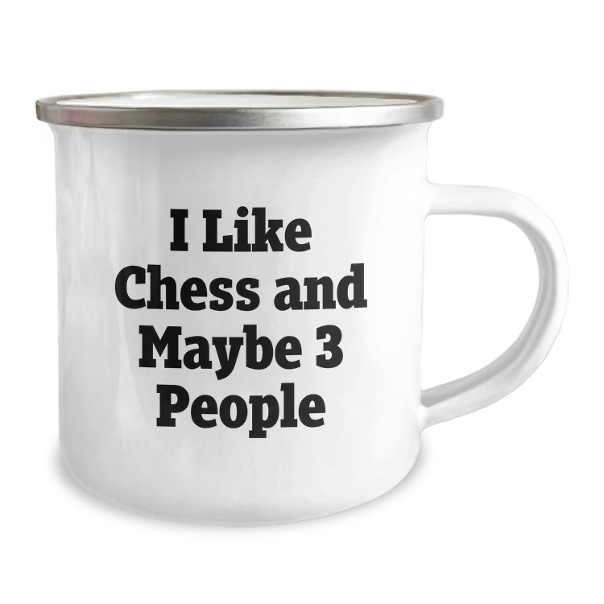 Funny Chess Lover Gifts from Friends, Christmas Unique Mugs for Chess Enthusiasts, Camping Mug I Like Chess And Maybe 3 People - Image 2
