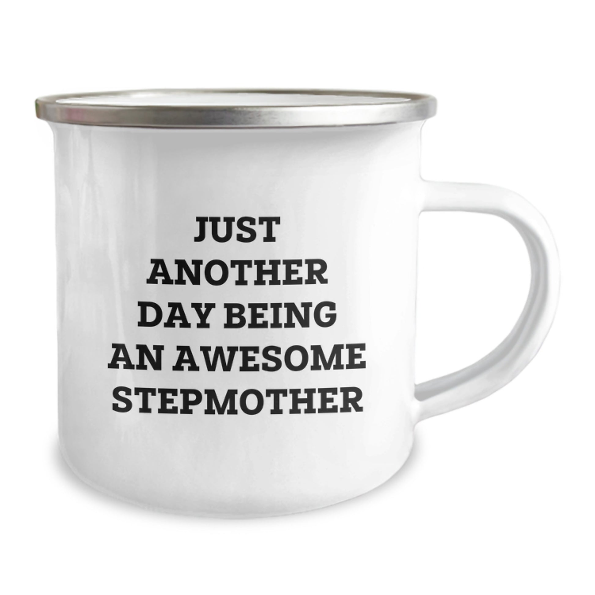 Funny Stepmother Gifts from Family Members - Just Another Day Being an Awesome Stepmother, Unique Graduation Gifts for Stepmother, Camping Mug for Stepmother - Image 2