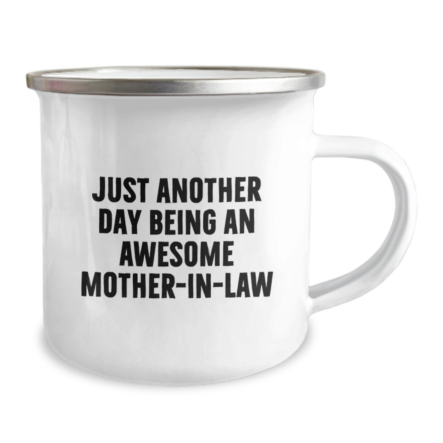 Gifts from Family Members for Just Another Day Being An Awesome Mom-in-law Funny Graduation Unique Gifts for Mom-in-law Camping Mug - Image 2