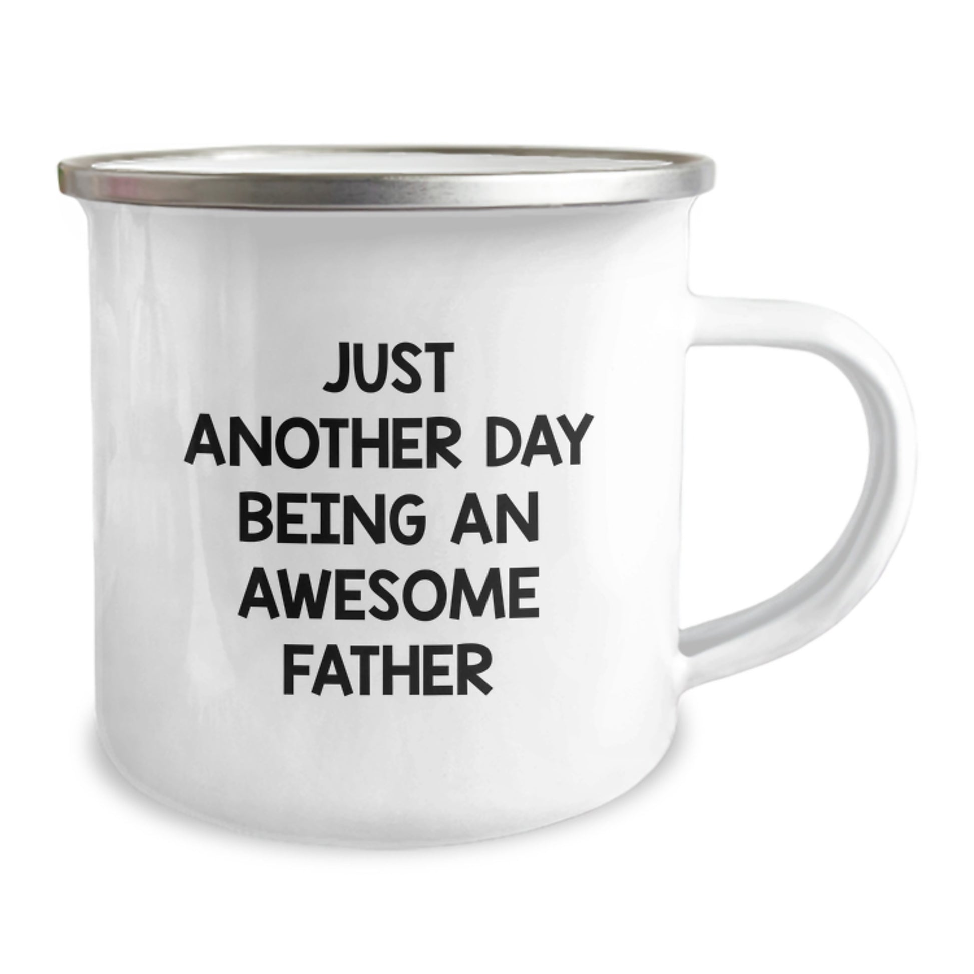 Birthday Gift Camping Mug for Father – Just Another Day Being an Dad - Image 2
