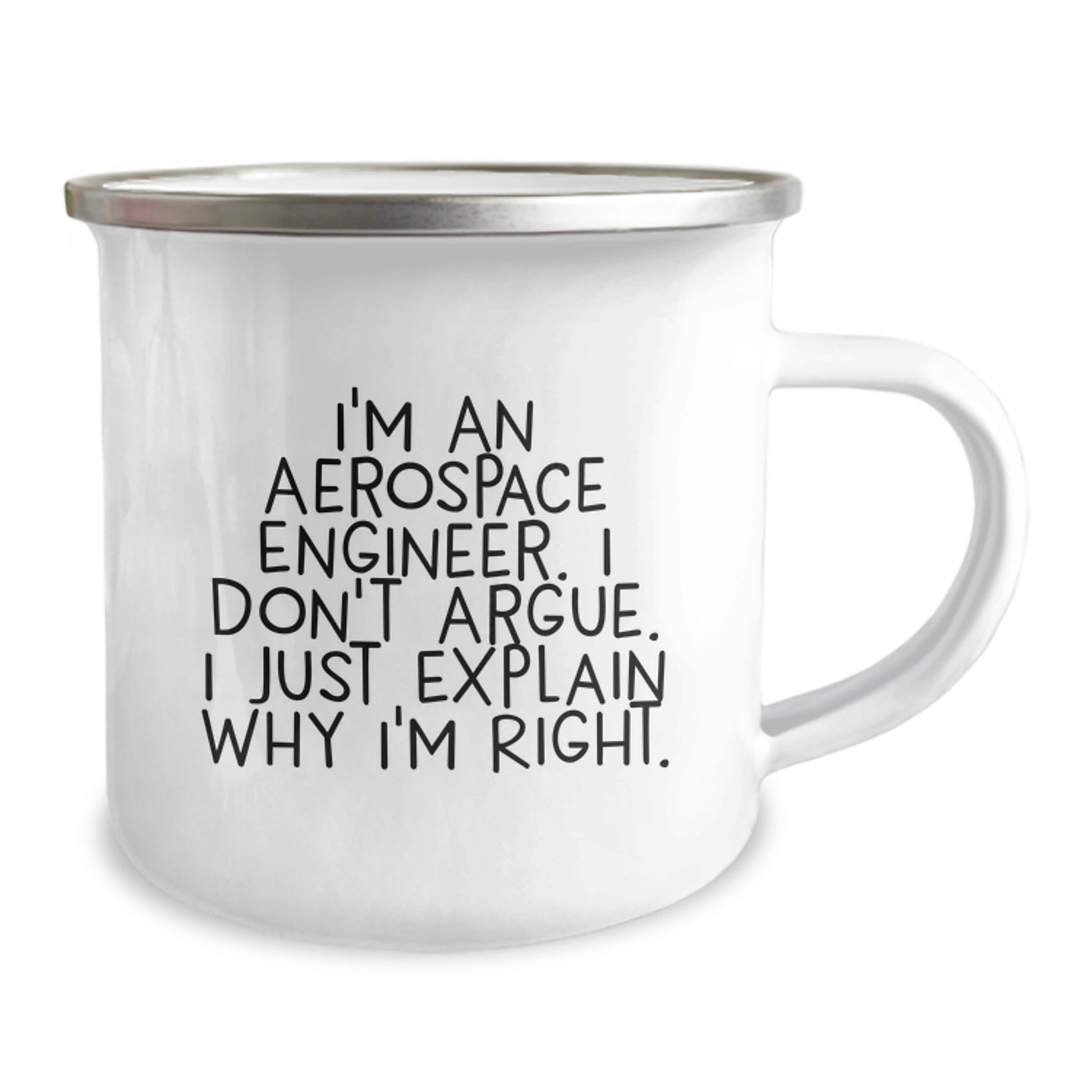 Birthday Gift Camping Mug for Her Present Aerospace Engineer I Don't - Image 2