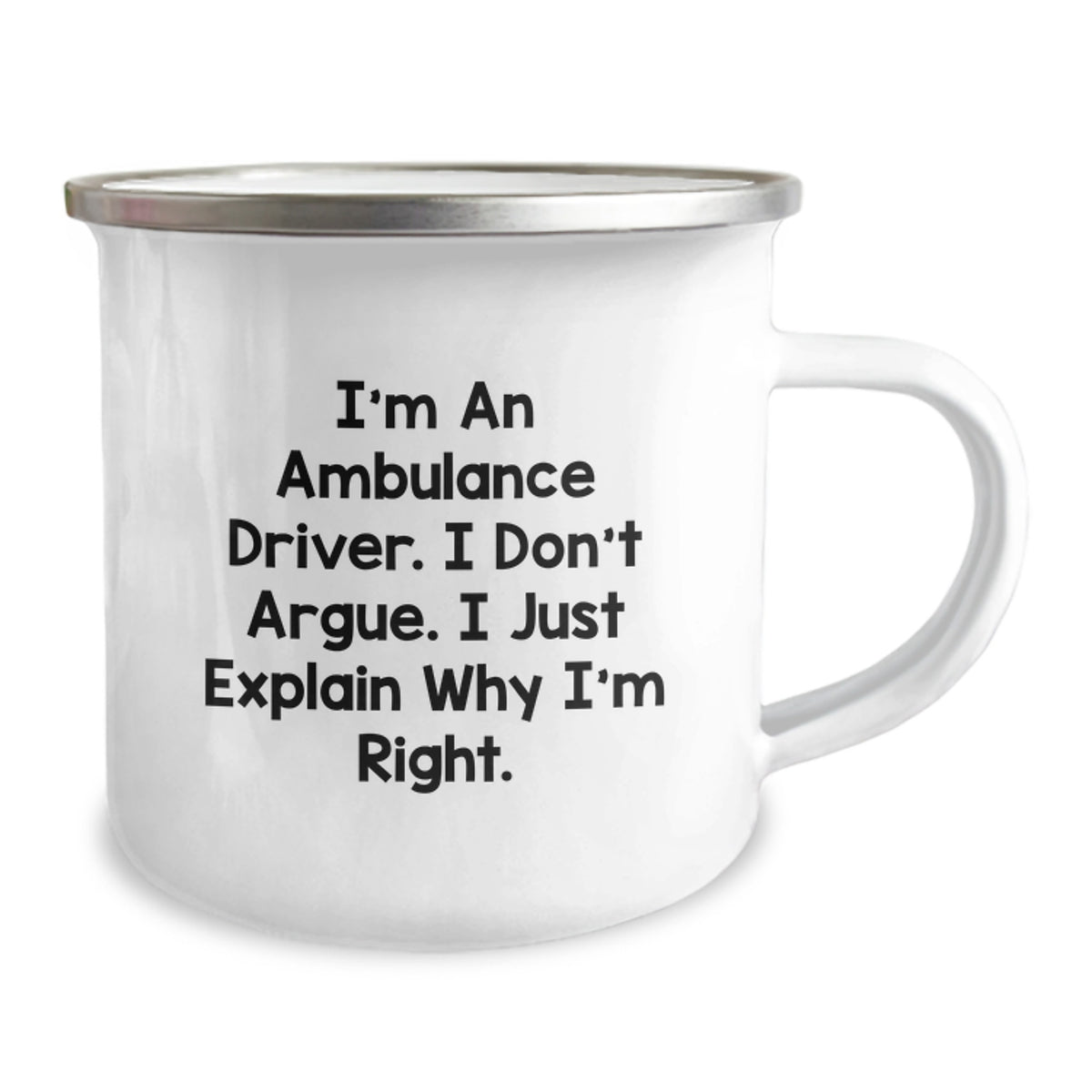 Fun Ambulance Driver Gifts from Friends, Unique Graduation Presents for Ambulance Driver Men, Funny Camping Mugs with Ambulance Driver Quote - Image 2