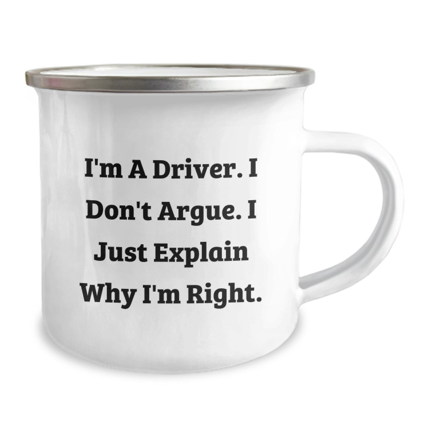 Funny Gifts for Driver Friends - Camping Mug for Driver Enthusiasts, Inspirational Driver Quote, Christmas Unique Gifts from Men to Driver - Image 2