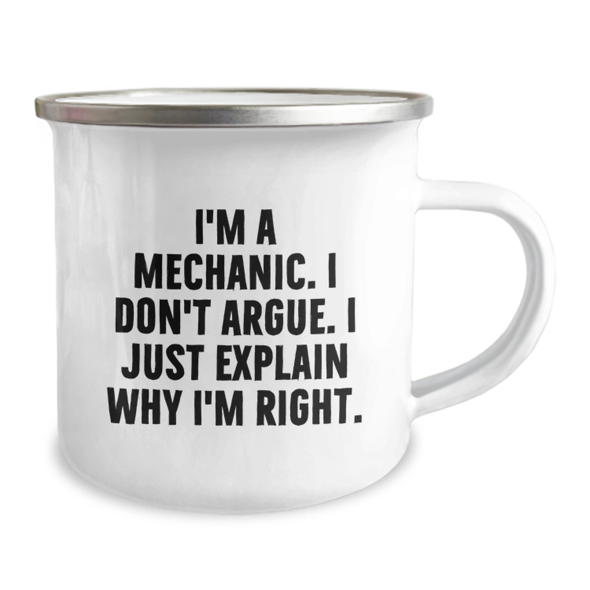 Funny Gifts from Friends to Mechanic Men - Mechanic Inspired Camping Mug, Birthday Unique Gifts - Image 2