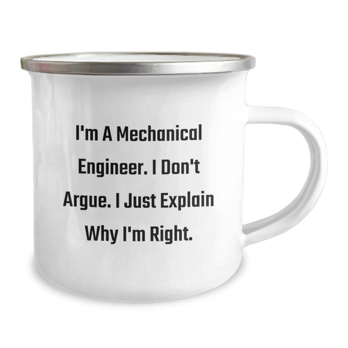 Funny Mechanical Engineer Camping Mug Gifts from Friends - Unique Birthday Unique Gifts for Men, Women, Family, Coworkers - Inspirational Mechanical Engineer Quote - Image 2