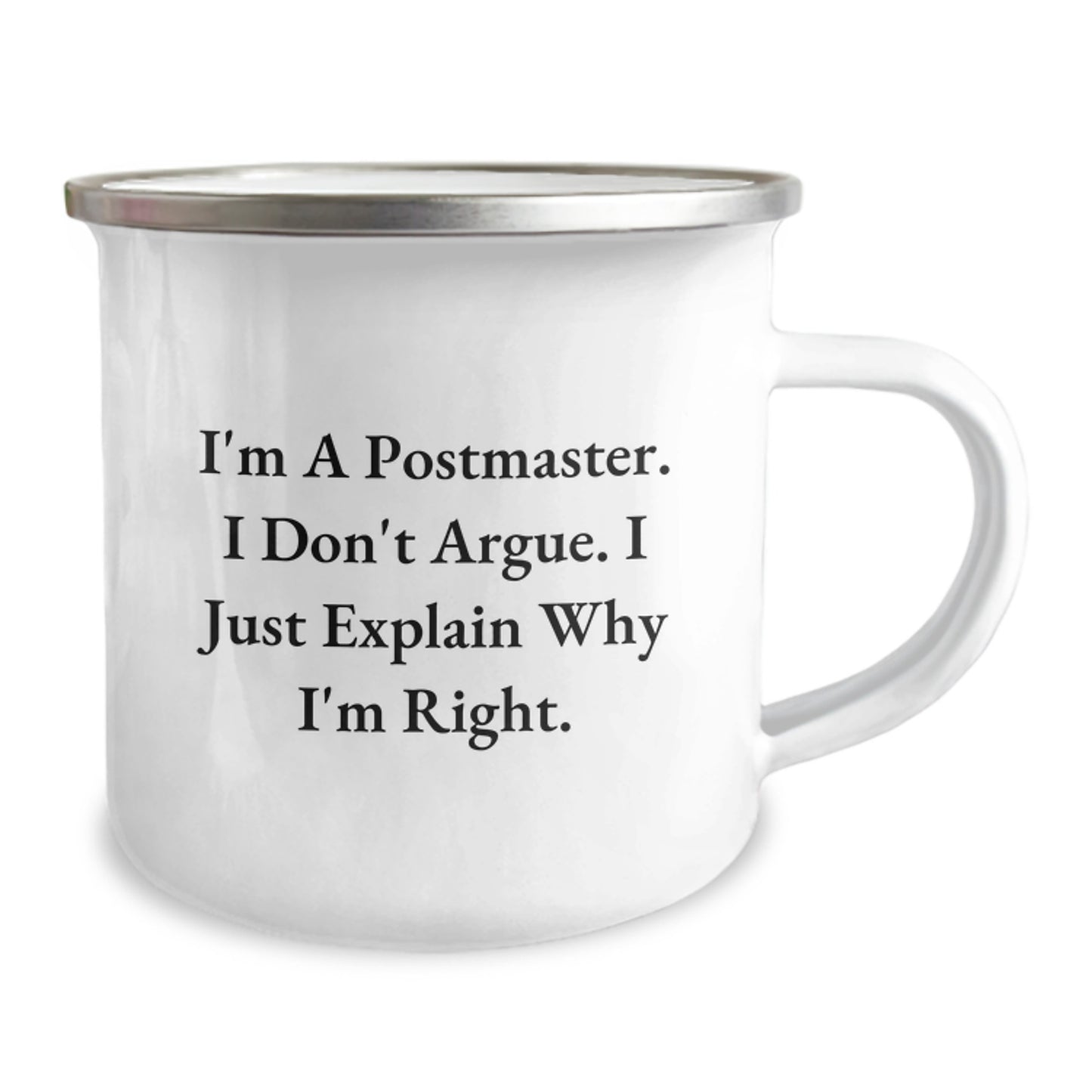 Birthday Gift Postmaster Camping Mug for Her Present 12oz Stainless - Image 2