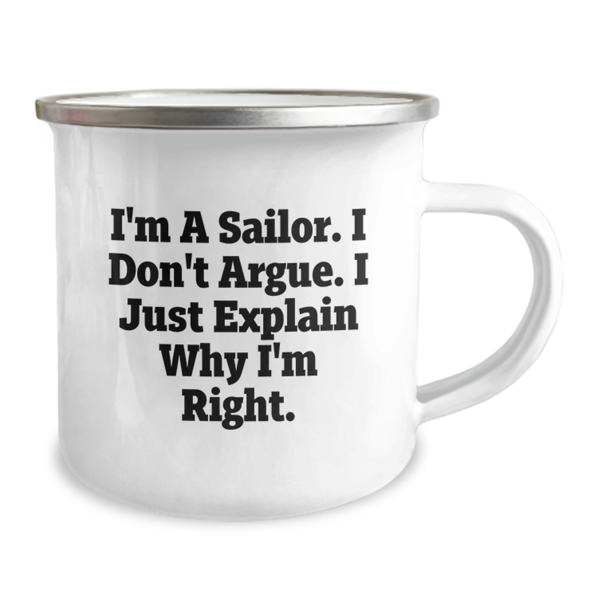 Funny Sailor Gifts from Friends for Graduation Unique Gifts - Camping Mug for Sailor Lovers - Image 2