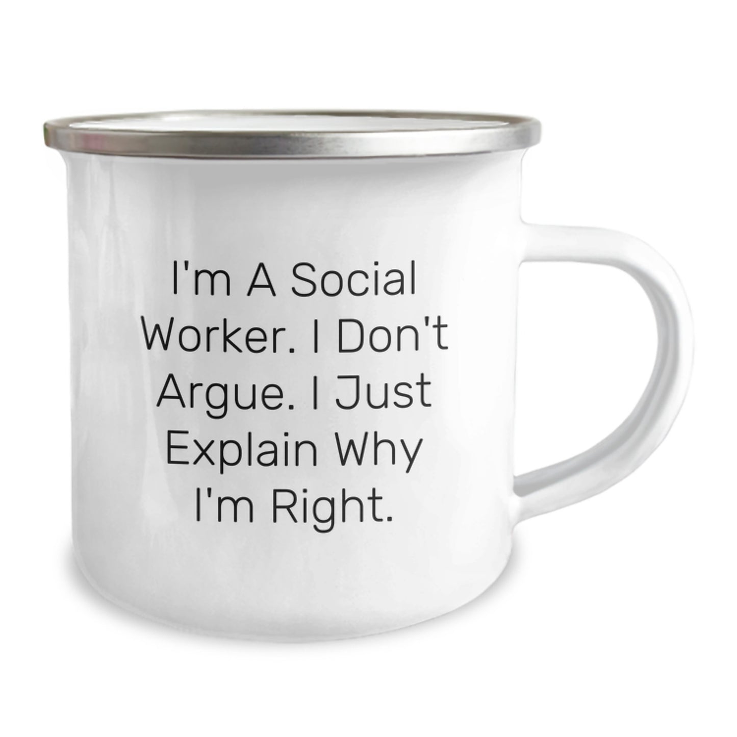 Social Worker Gifts from Friends Funny Inspirational Camping Mug for Graduation Unique Gifts for Social Worker Men Women - Image 2