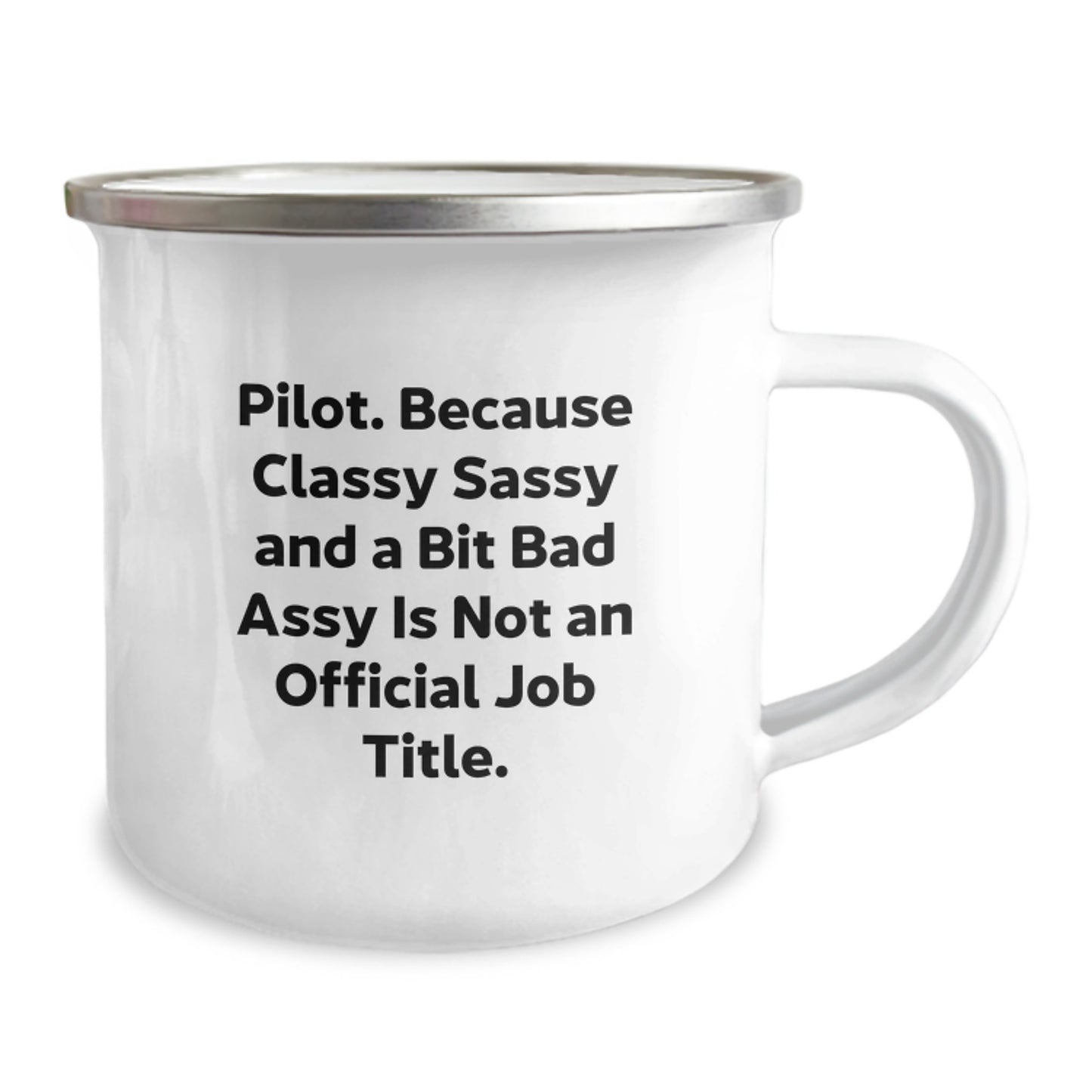 Pilot Keepsake Camping Mug for Him Birthday Gift – Classy Sassy - Image 2