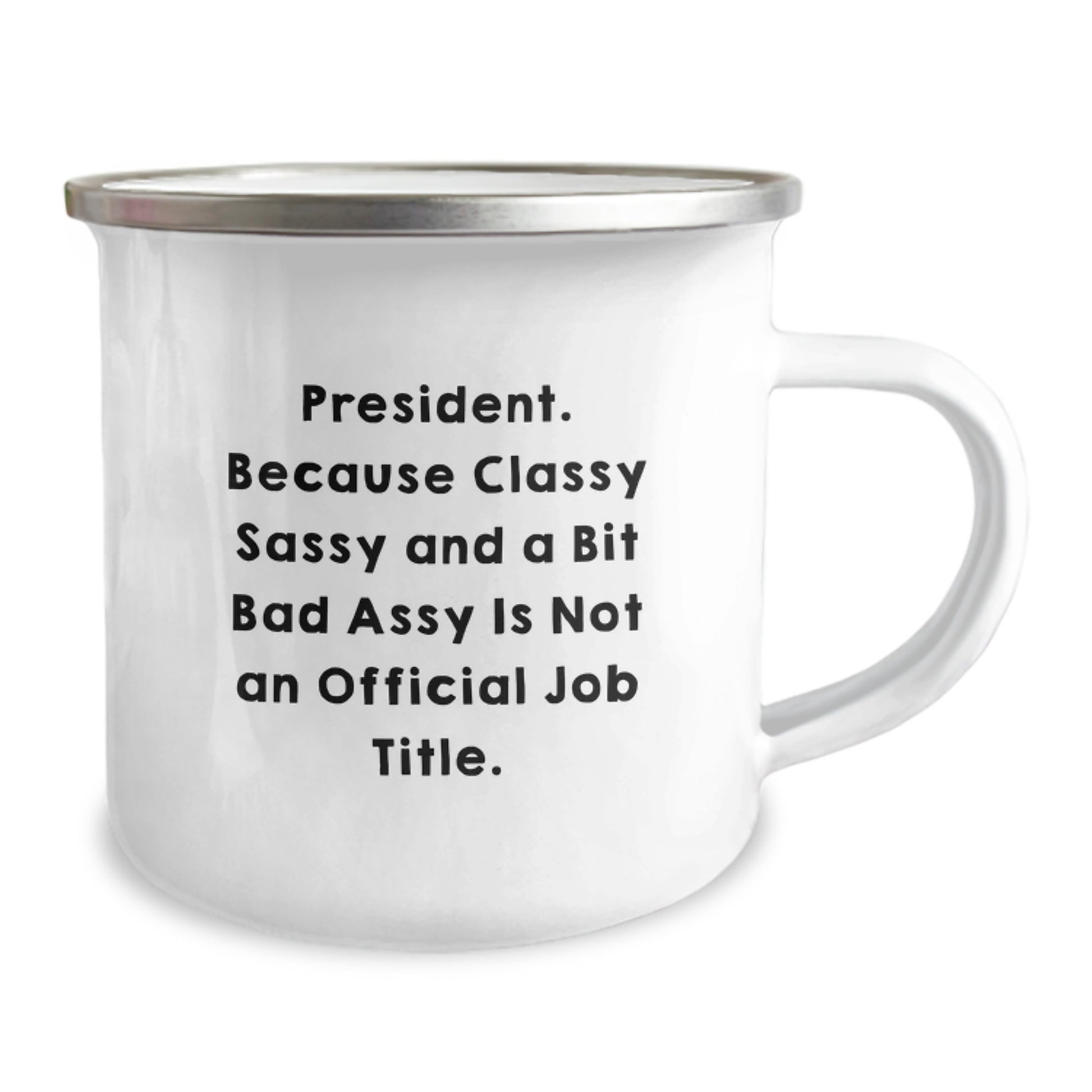 Gifts from Men to President, Funny President Camping Mug, Unique Graduation Gifts for Him - Image 2