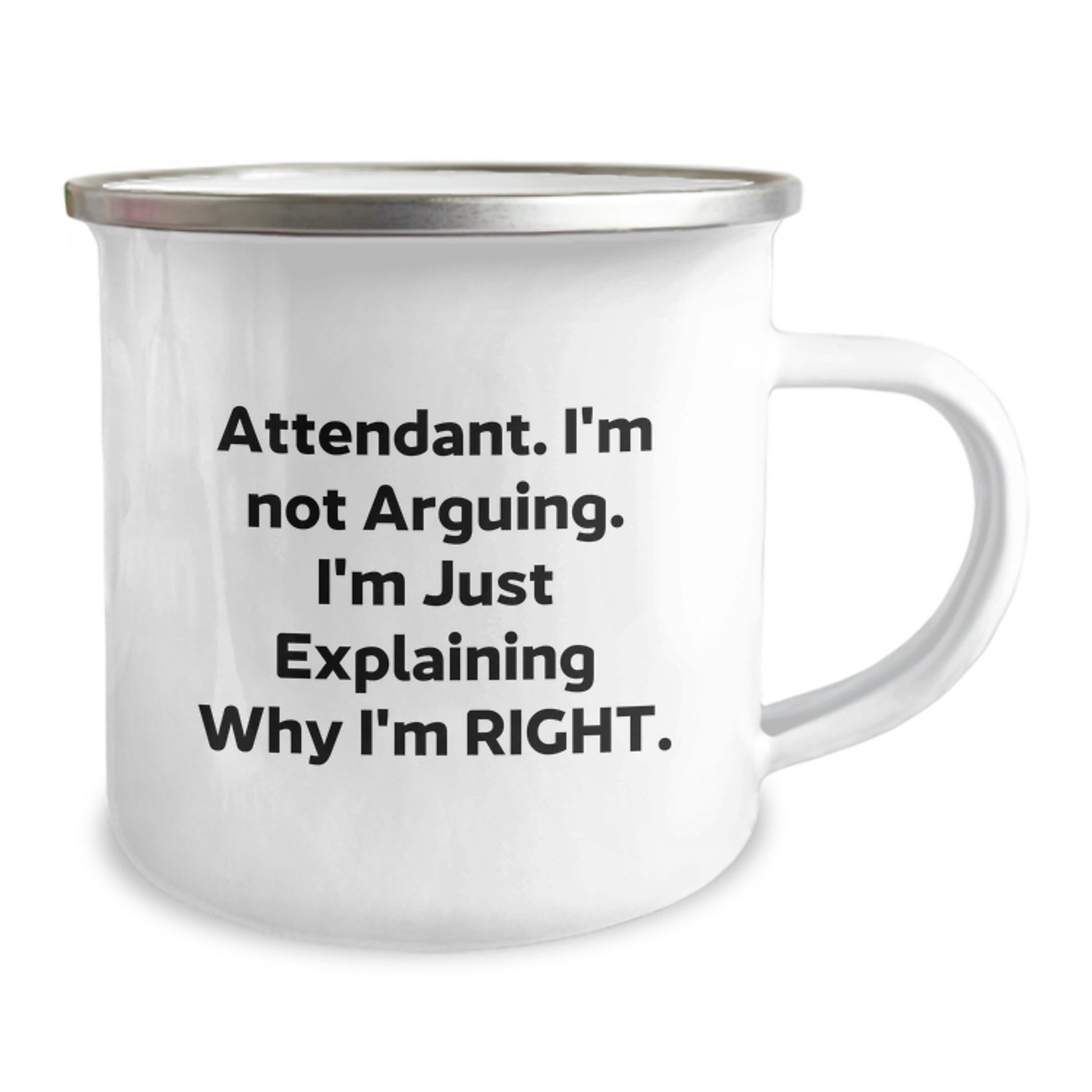 Funny Attendant Gifts from Friends, Unique Camping Mug for Attendant, Christmas Unique Gifts - Image 2