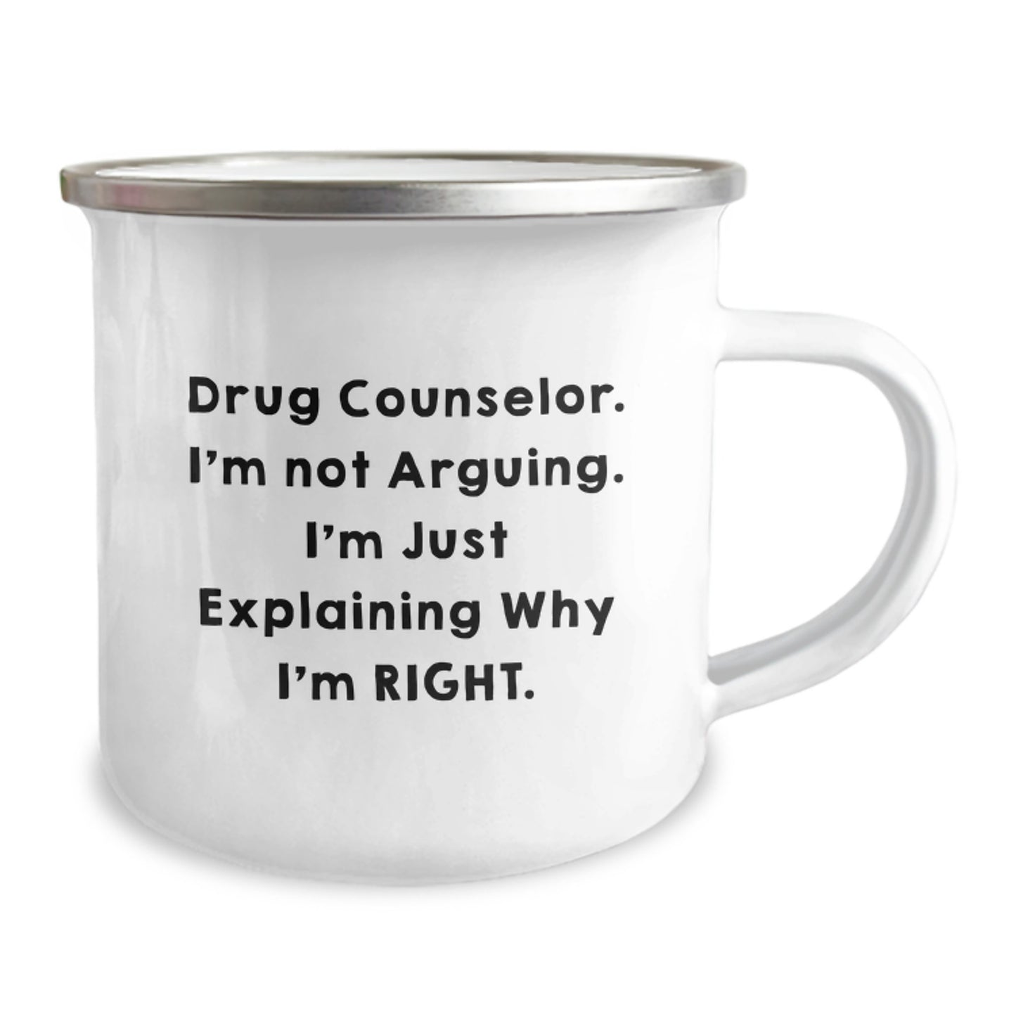 Drug Counselor Keepsake Camping Mug for Him Birthday Gift - Image 2