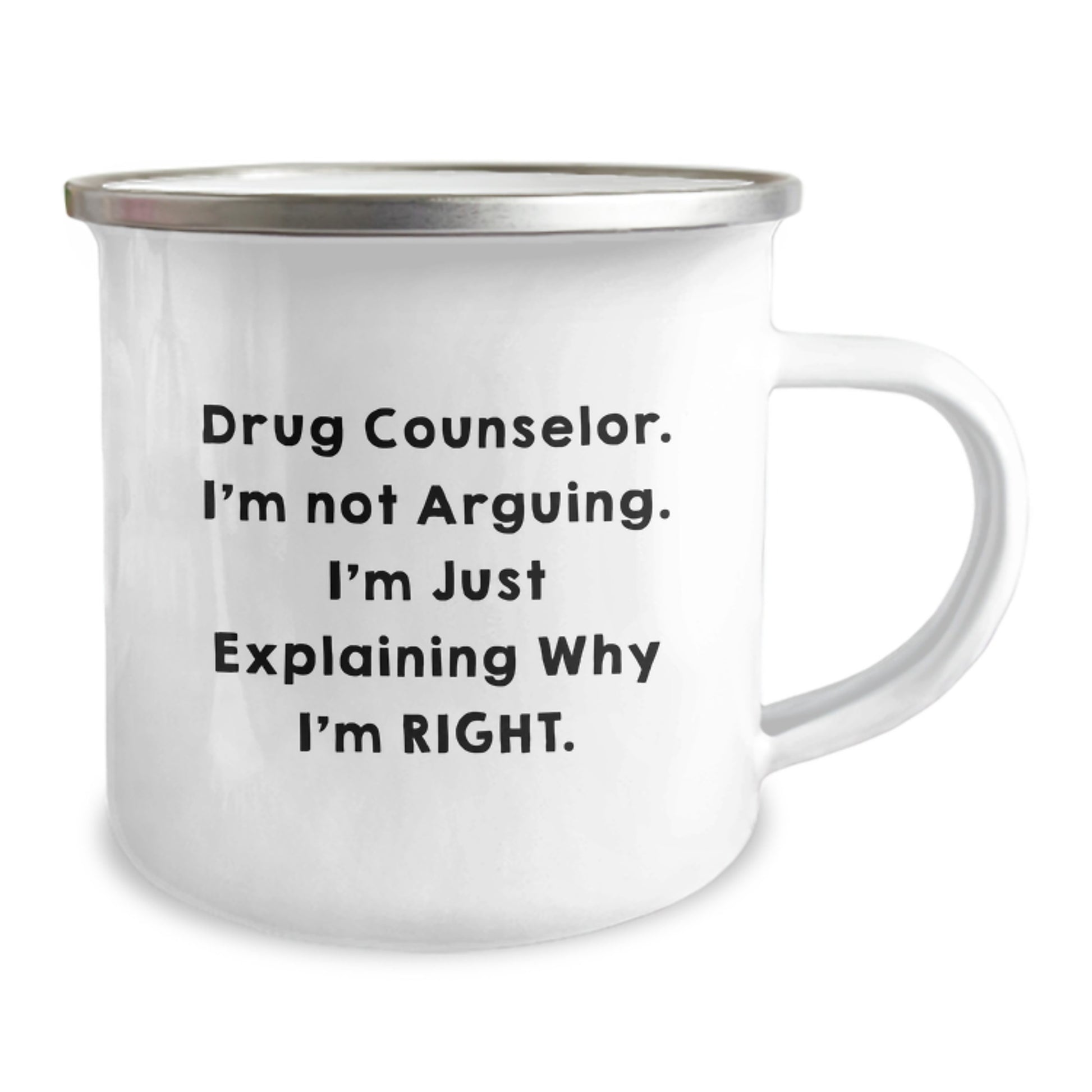 Drug Counselor Keepsake Camping Mug for Him Birthday Gift - Image 2
