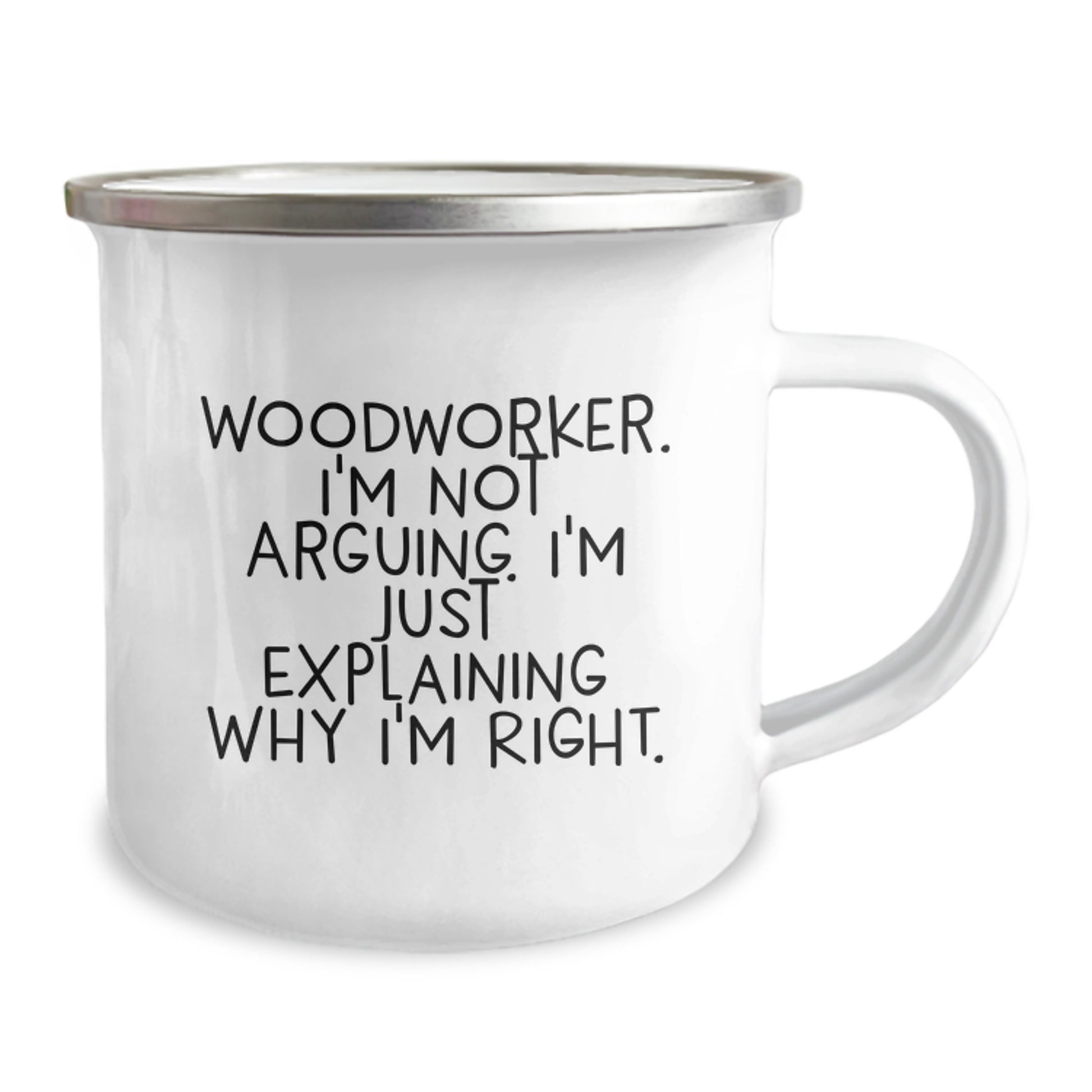 Gifts from Woodworkers for Woodworker Friends and Family - Funny Woodworker Camping Mug for Graduation Unique Gifts - Image 2