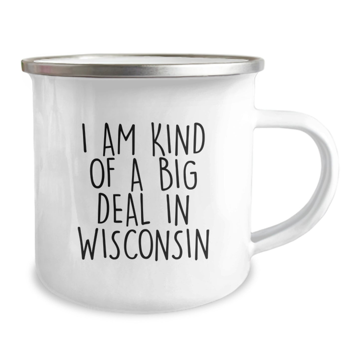 Wisconsin Christmas Camping Mug, Funny Quote 'I Am Kind Of A Prime Selection In Wisconsin', Gifts from Men to Women, Friends, Coworkers, or Family - Image 2