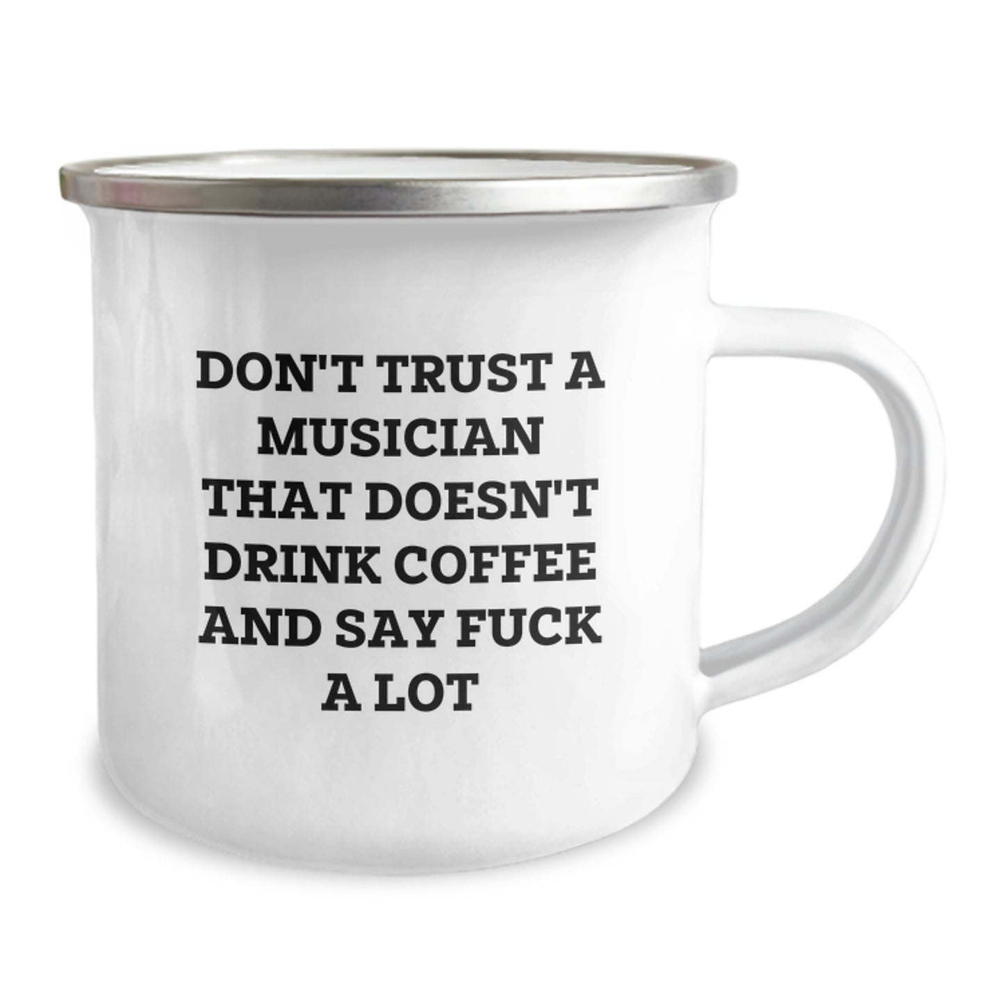 Funny Gift for Musician Friends and Family, Musician Inspired Camping Mug for Graduation Unique Gifts, Coffee Lovers Say 'F--k A Lot' - Gifts from Friends to Musician Men and Women - Image 2