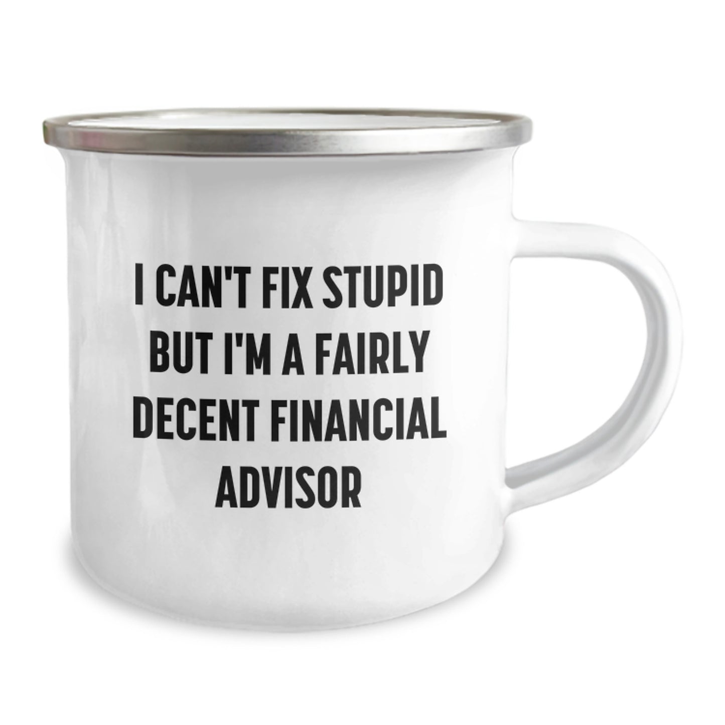 Financial Advisor Keepsake Camping Mug for Him Birthday Gift - Image 2