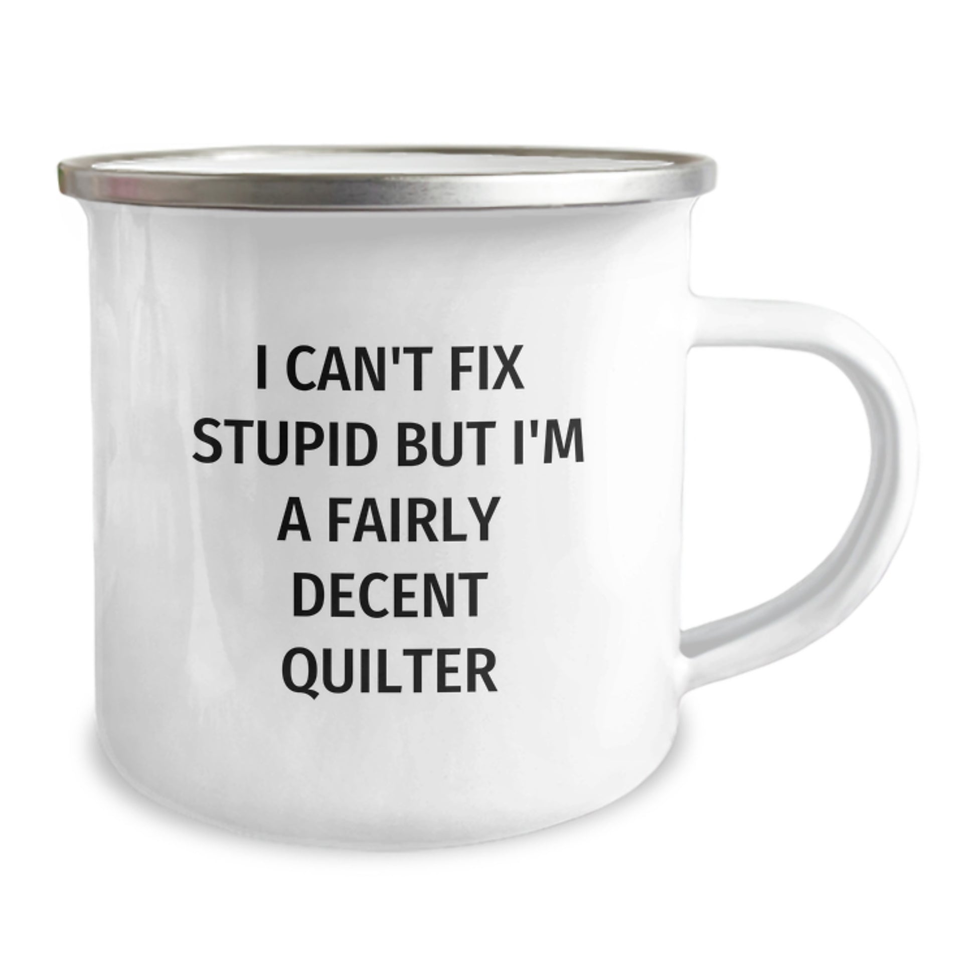 Funny Quilter Gifts from Friends, Cute Camping Mug for Quilter, Valentine's Unique Gifts - Image 2