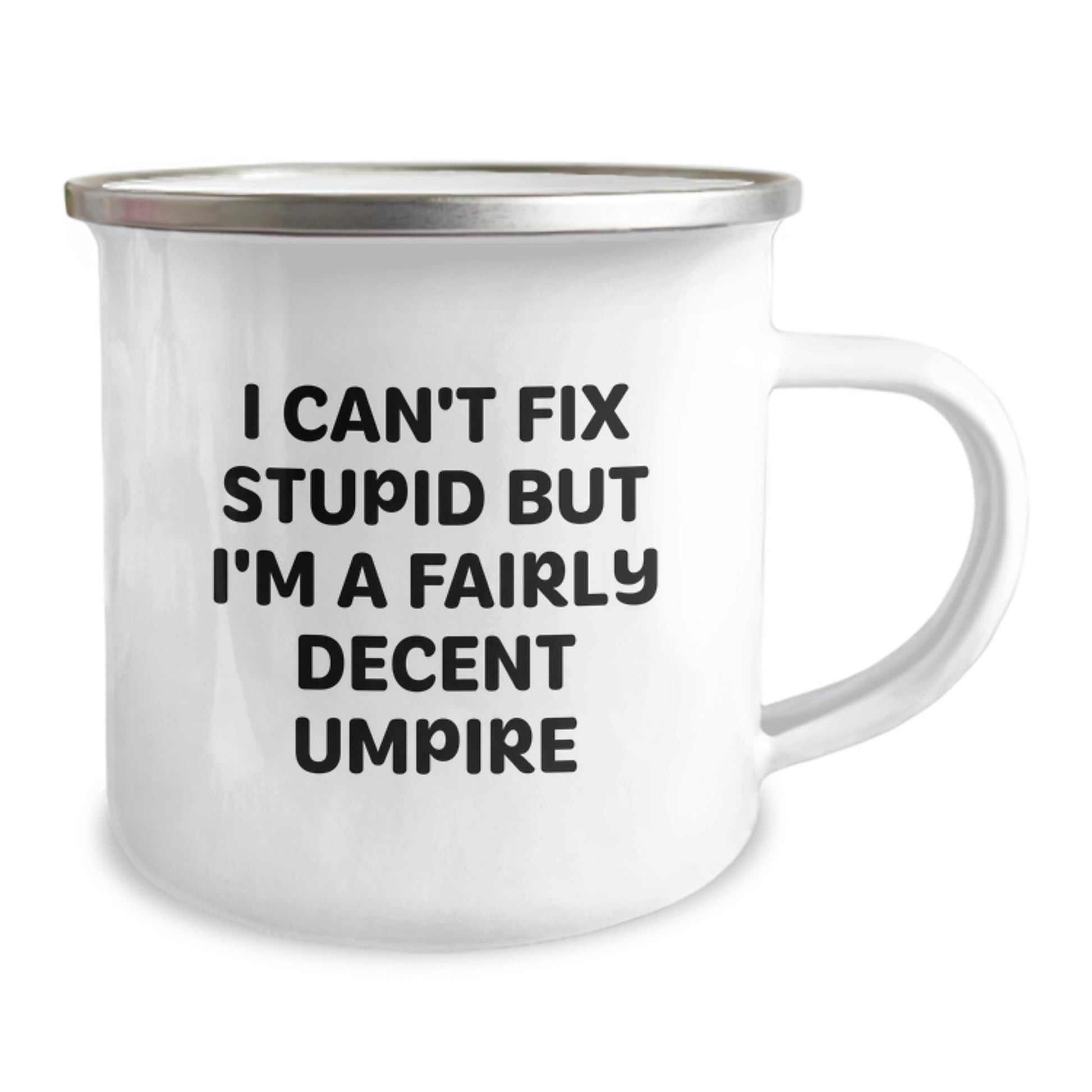 Umpire Gifts from Friends to Umpire Graduation Unique Mugs, Funny Umpire Quote, 12 oz Stainless Steel Camping Mug - Image 2