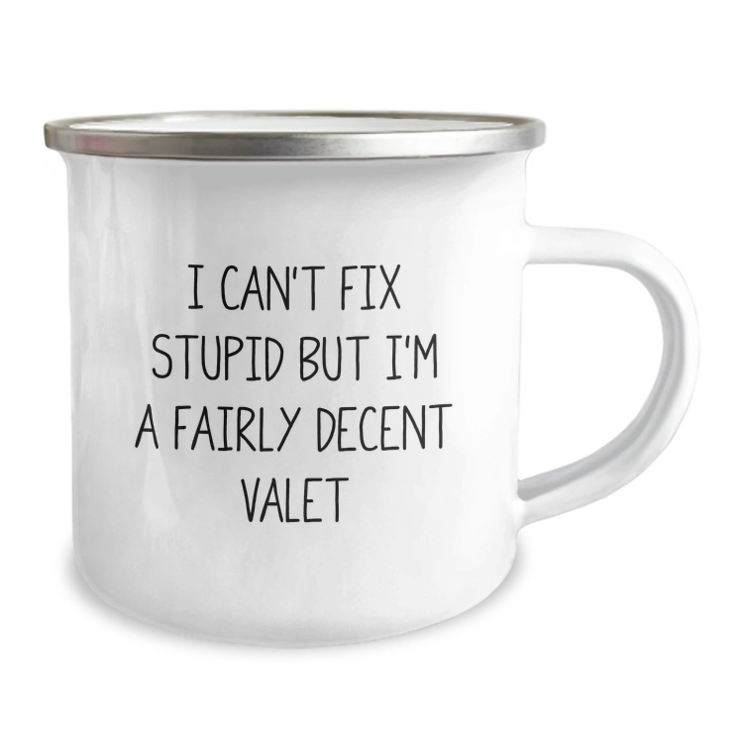 Funny Valet Camping Mug Gifts from Friends for Valet Graduation Unique Gifts - Image 2