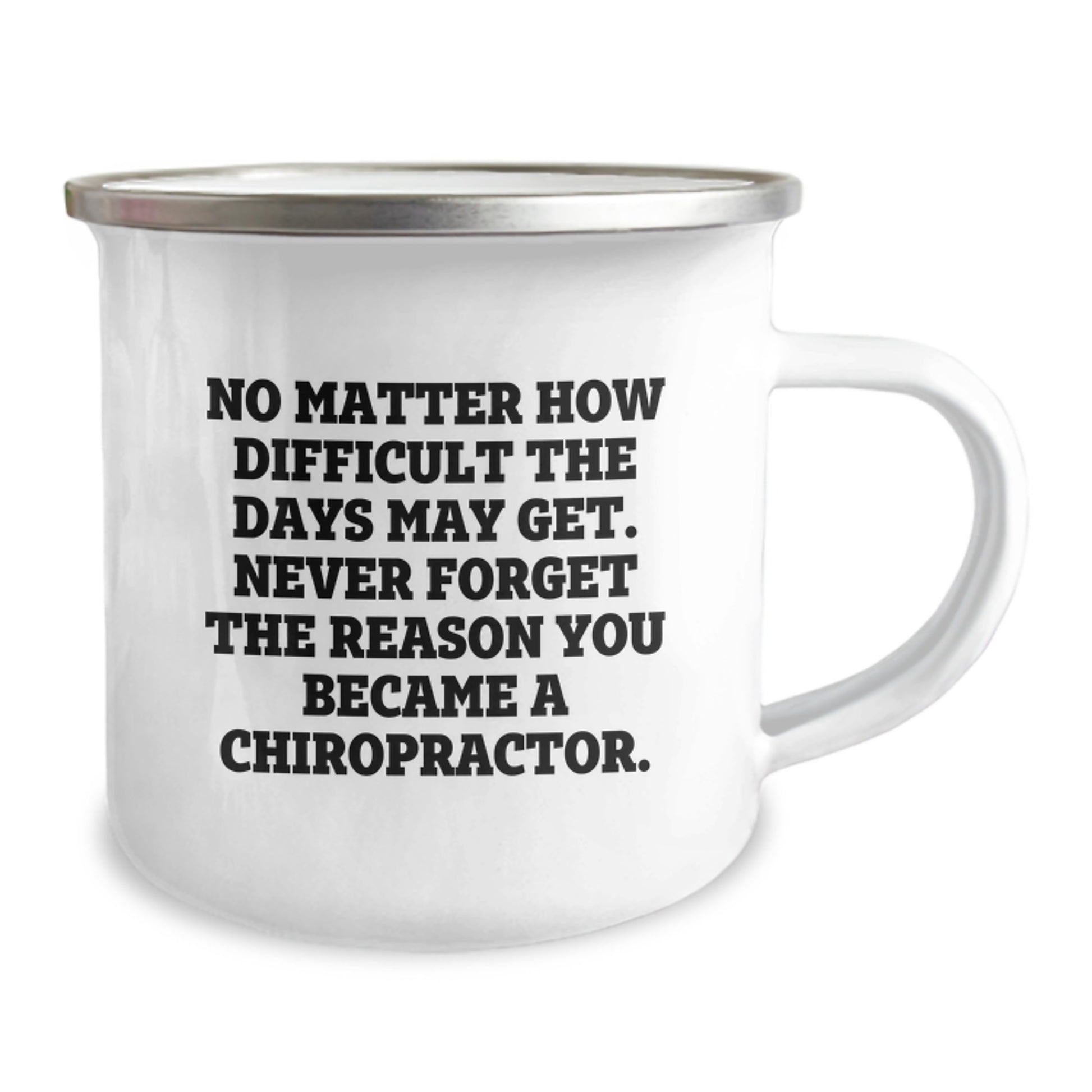 Graduation Unique Gifts for Chiropractor Friends and Family - Inspirational Camping Mug Gifts from Men and Women with Funny Quote about Chiropractor - Image 2