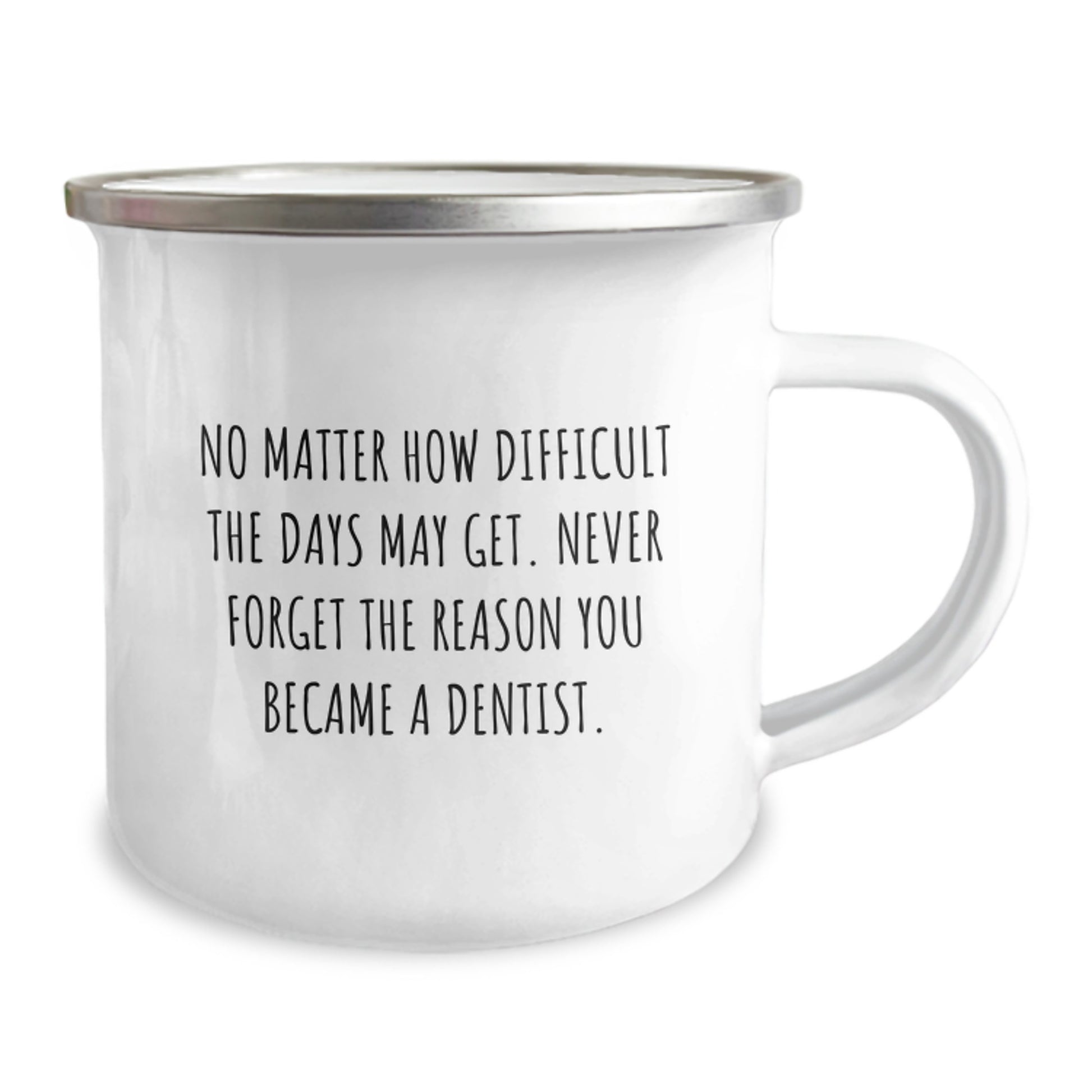Gifts for Dentists, Funny Inspirational Camping Mug, Gifts from Friends and Family for Graduation Day - Image 2