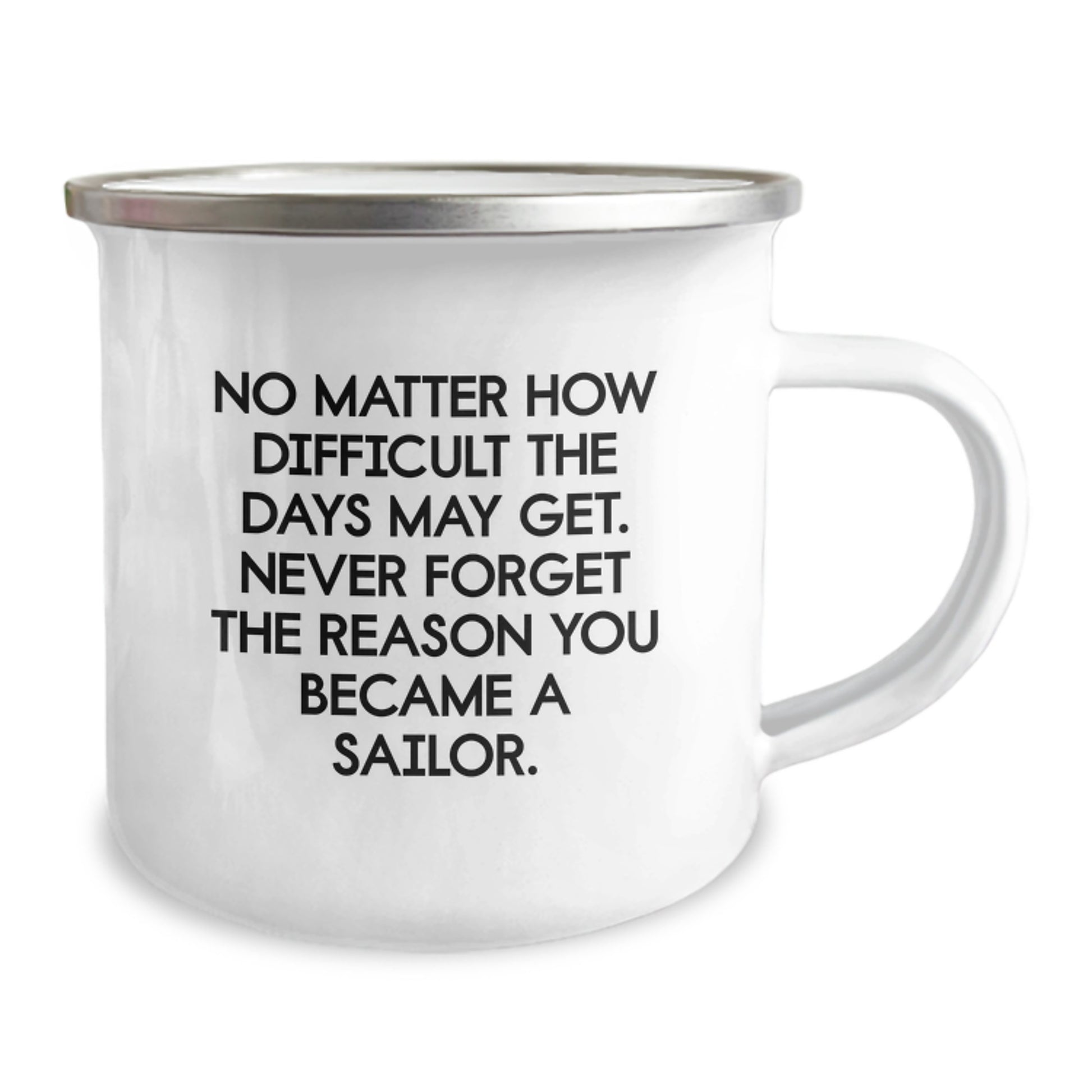 Unique Sailor Gifts from Friends for Sailor Graduation Unique Gifts - Camping Mug with Inspirational Quote - Image 2
