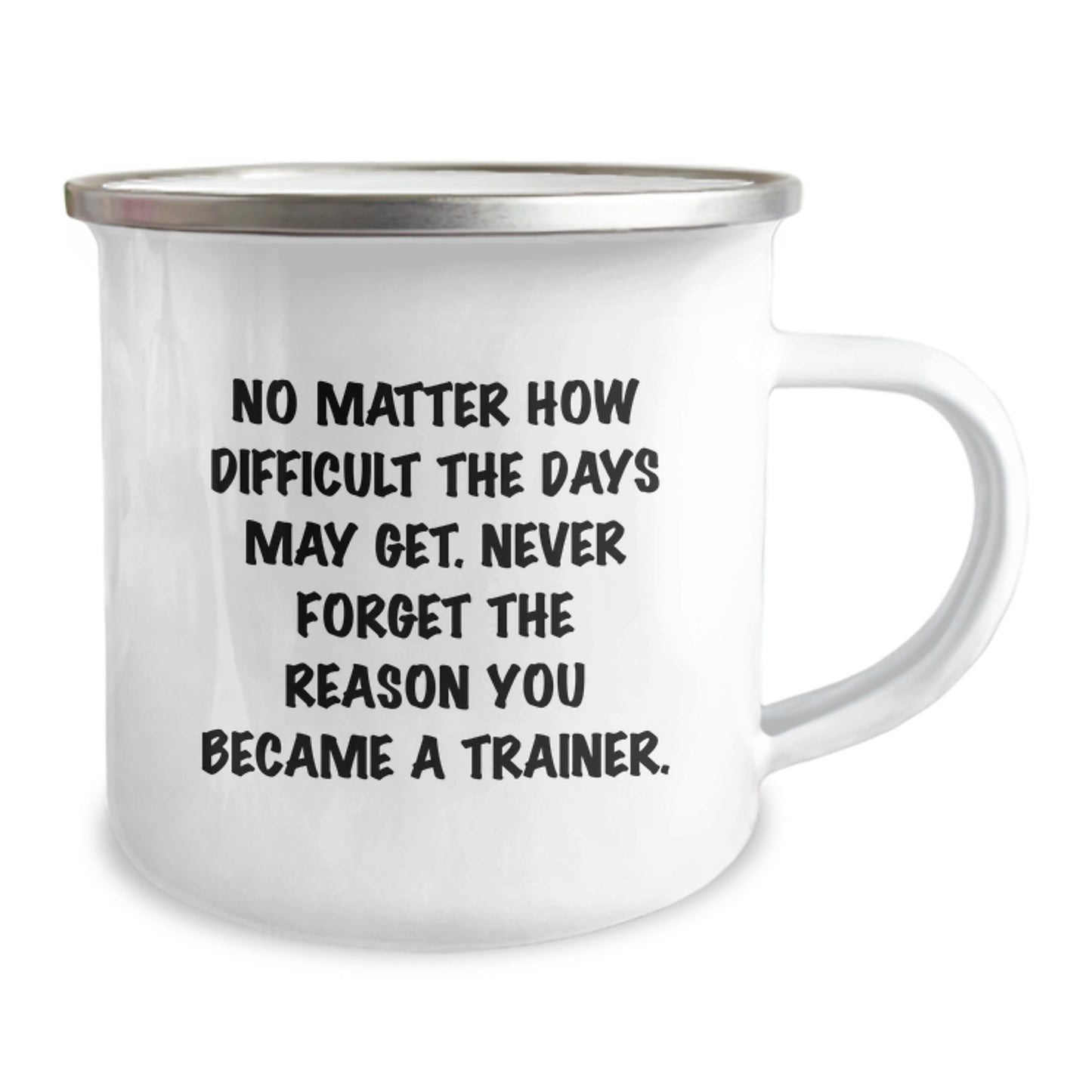 Cute Inspirational Trainer Gifts from Friends for Valentine's Unique Camping Mug - Image 2