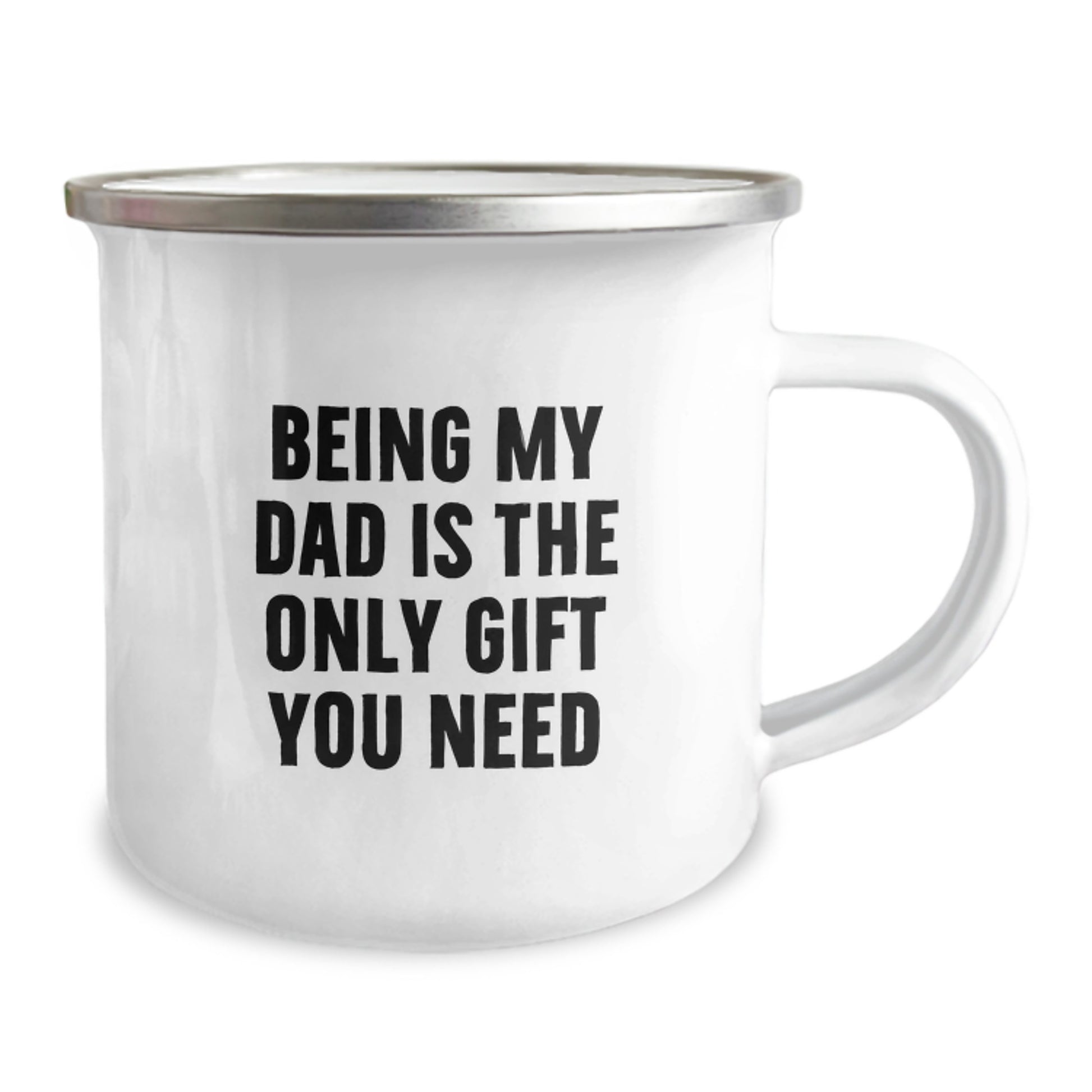 Funny Dad Camping Mug Gifts for Graduation from Family - Being My Dad Is The Only Gift You Need - Image 2