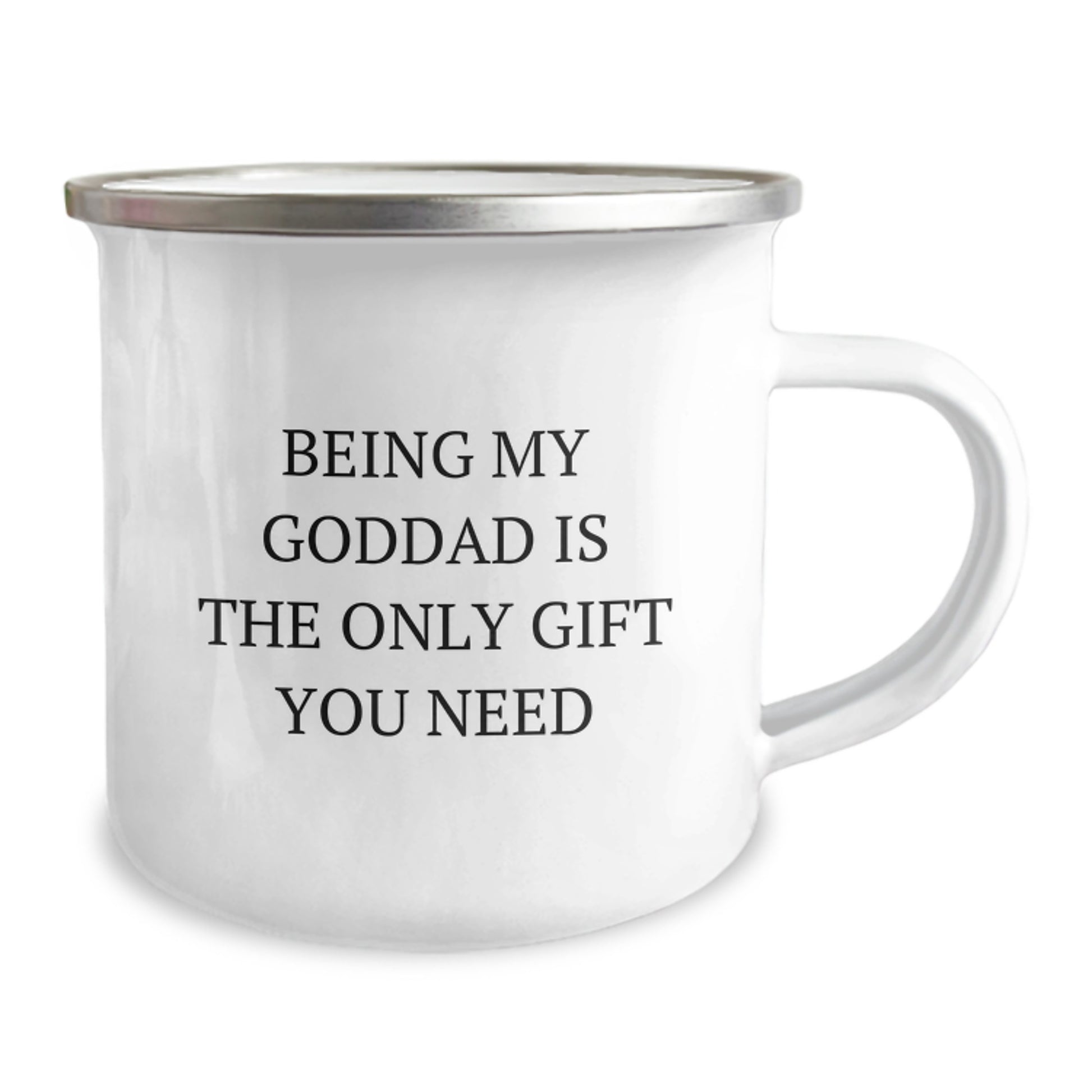 Funny Goddad Gifts for Him - Being My Goddad Is The Only Gift You Need, Custom Camping Mug from Family, Graduation Unique Gifts for Men - Image 2