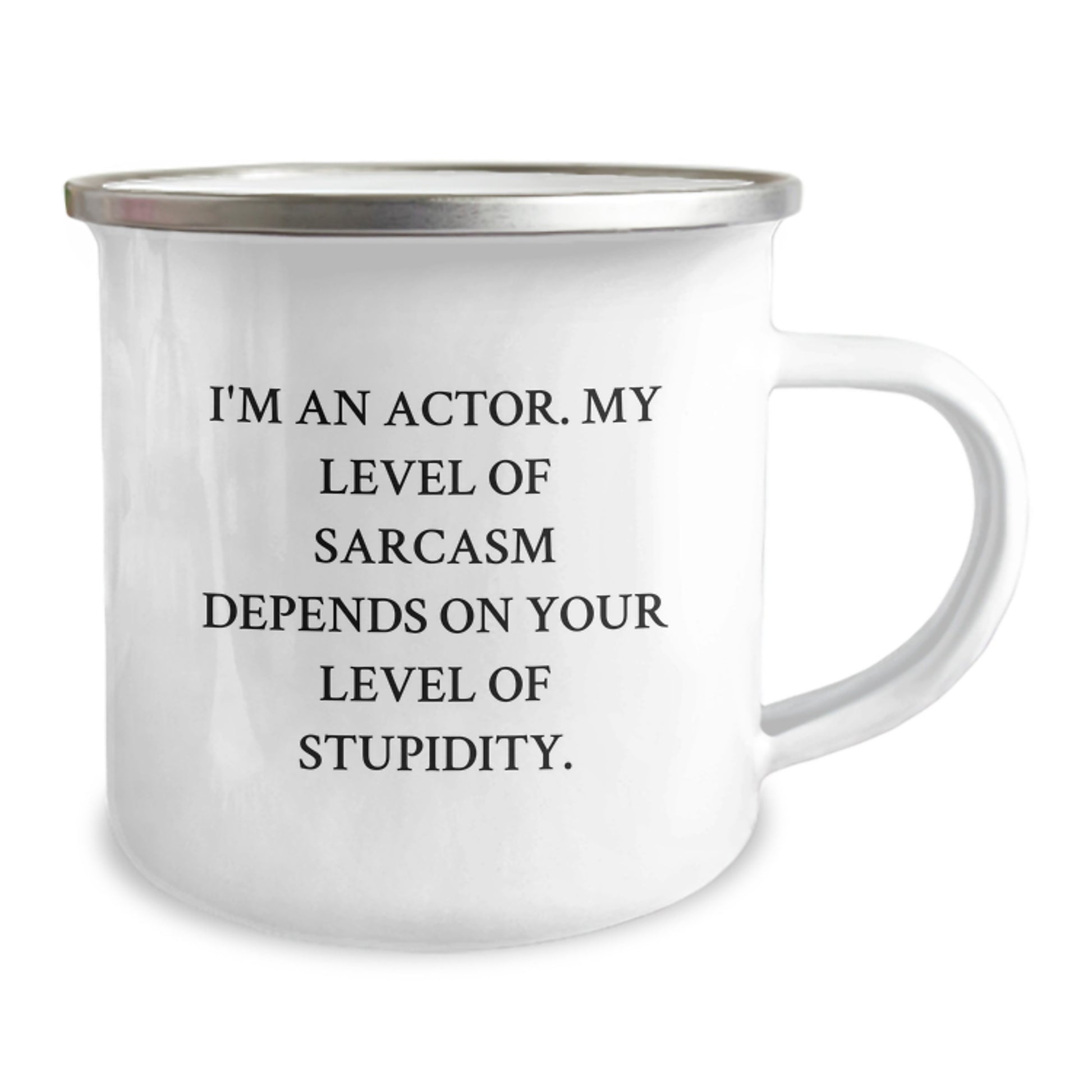 Funny Actor Gifts from Family for Actor Friends Camping Mug for Graduation Unique Presents - Image 2