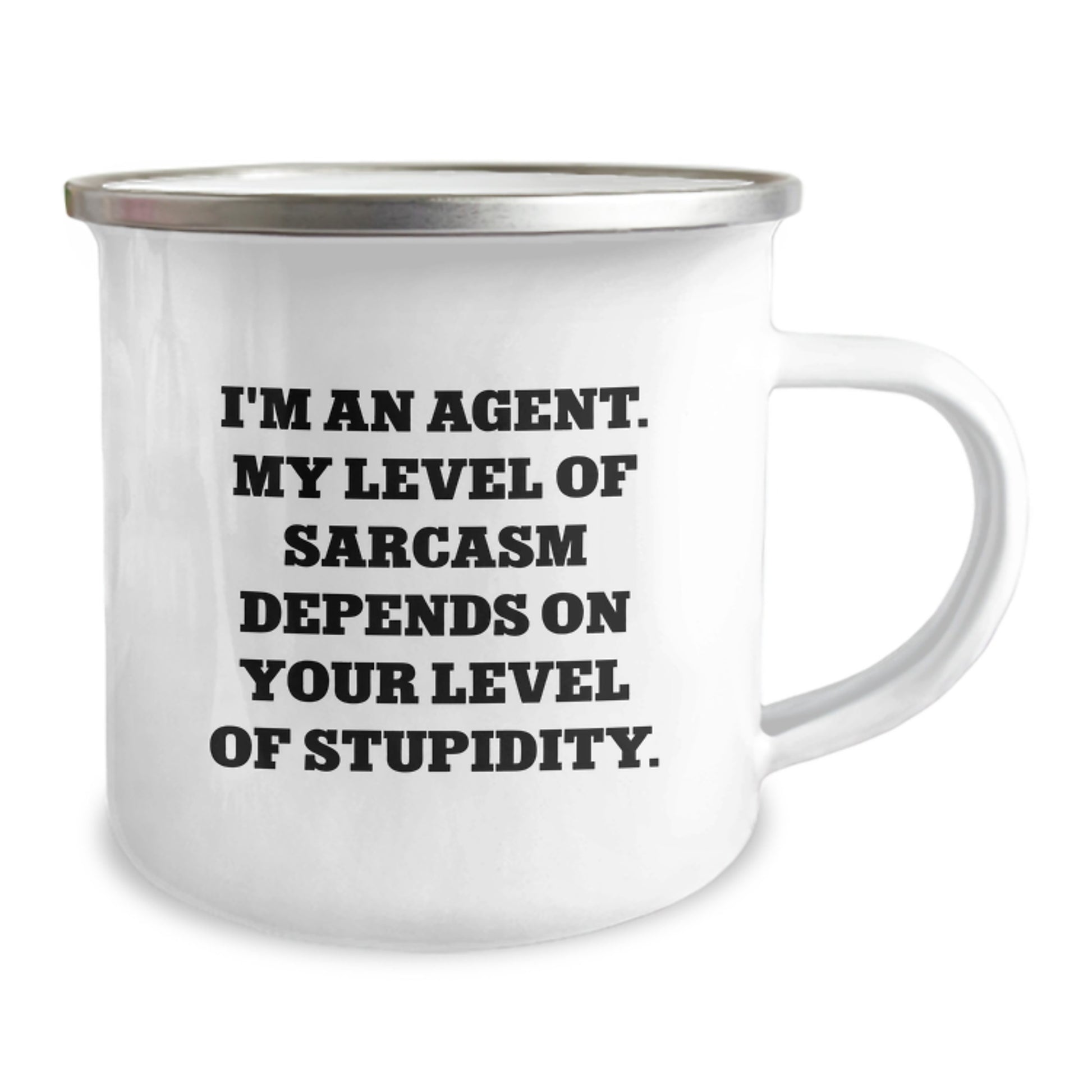 Funny Agent Gifts for Him from Friends - I'm an Agent Sarcasm Mug for Graduation Unique Gifts - Image 2