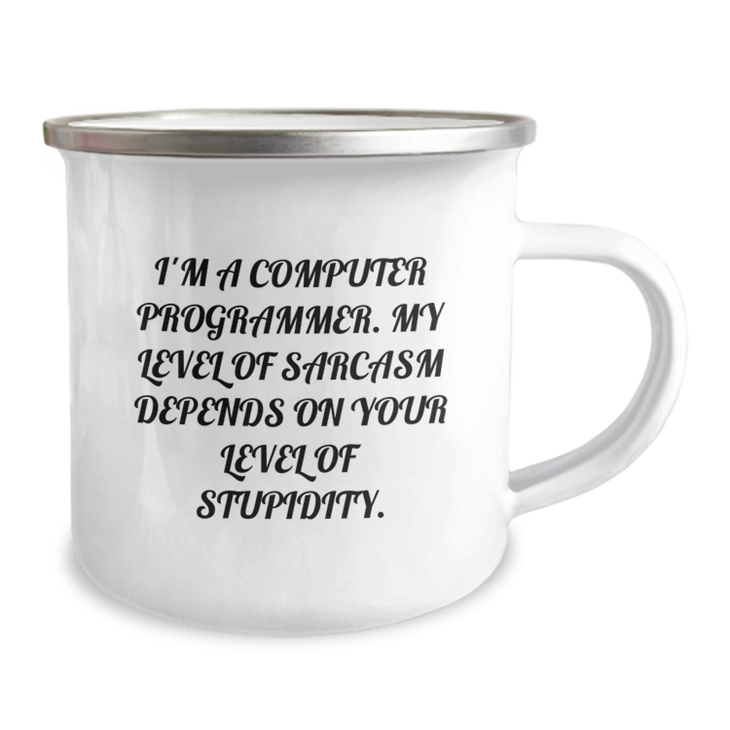Funny Computer Programmer Gifts from Friends - 'I'm A Computer Programmer' Sarcasm Mug for Graduation Unique Gifts for Him or Her - Image 2