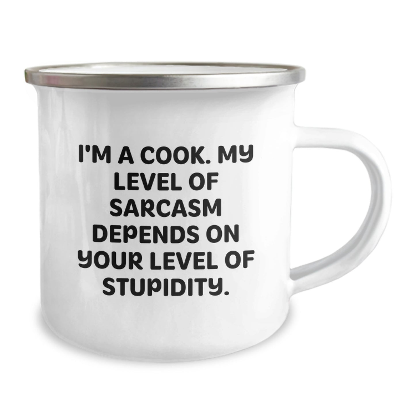 Funny Graduation Gifts for Cooks from Friends, Camping Mug with Humor Quote - Image 2