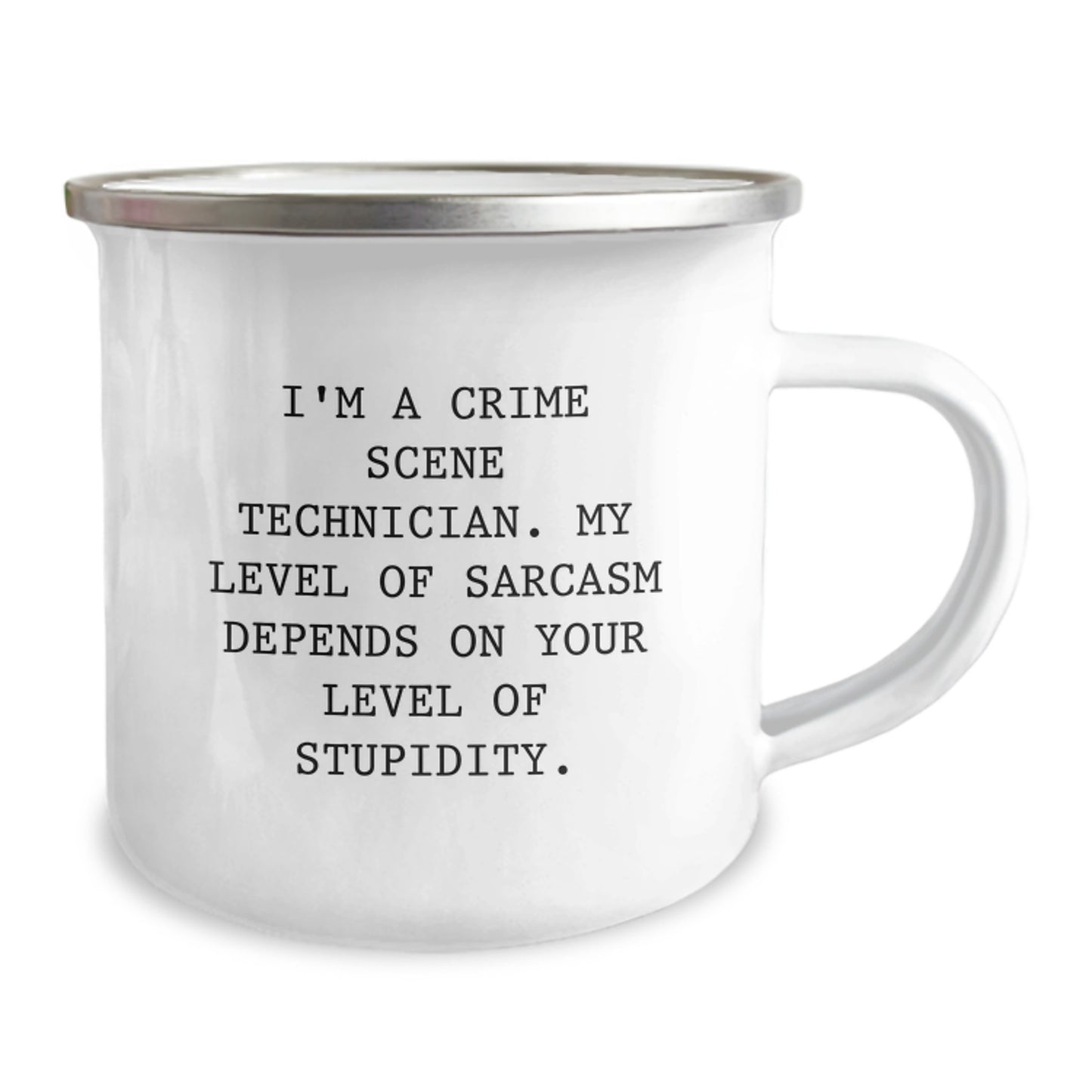 Crime Scene Technician Keepsake Camping Mug for Him Graduation Gift - Image 2