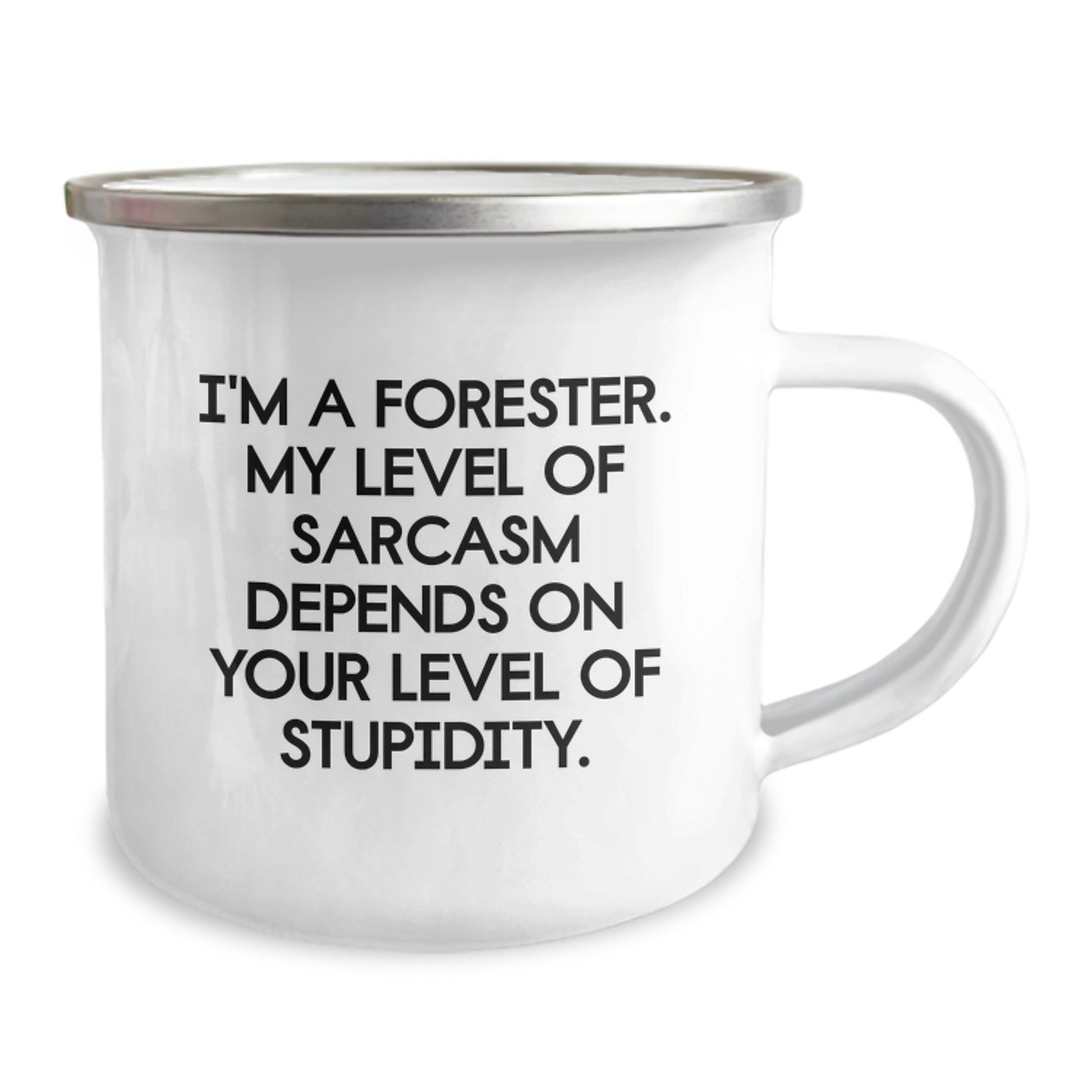 Funny Forester Gifts, Sarcasm Camping Mug for Forester Enthusiasts, Unique Christmas Unique Gifts from Friends to Forester, Forester Lovers Mug - Image 2