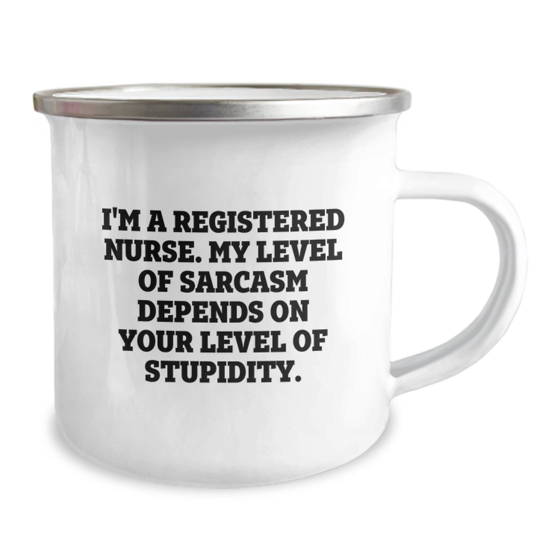 Registered Nurse Keepsake Camping Mug for Him Birthday Gift - Image 2