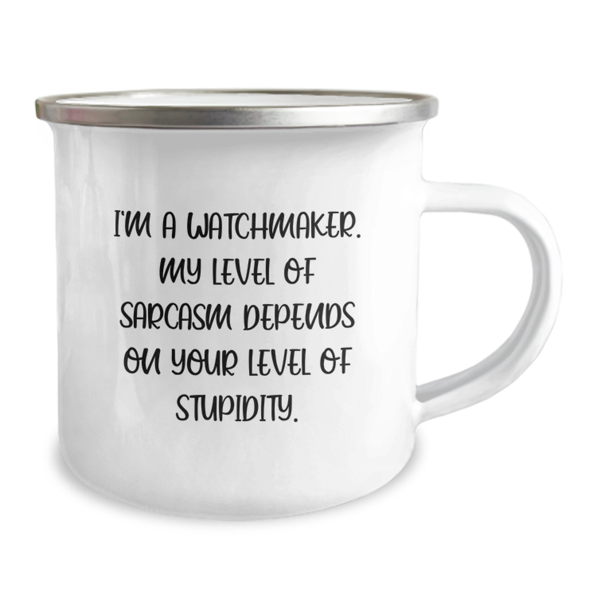 Funny Watchmaker Gifts, Camping Mug for Watchmaker Friends and Family, Graduation Unique Gifts from Men, Women, Coworkers, Family - Image 2