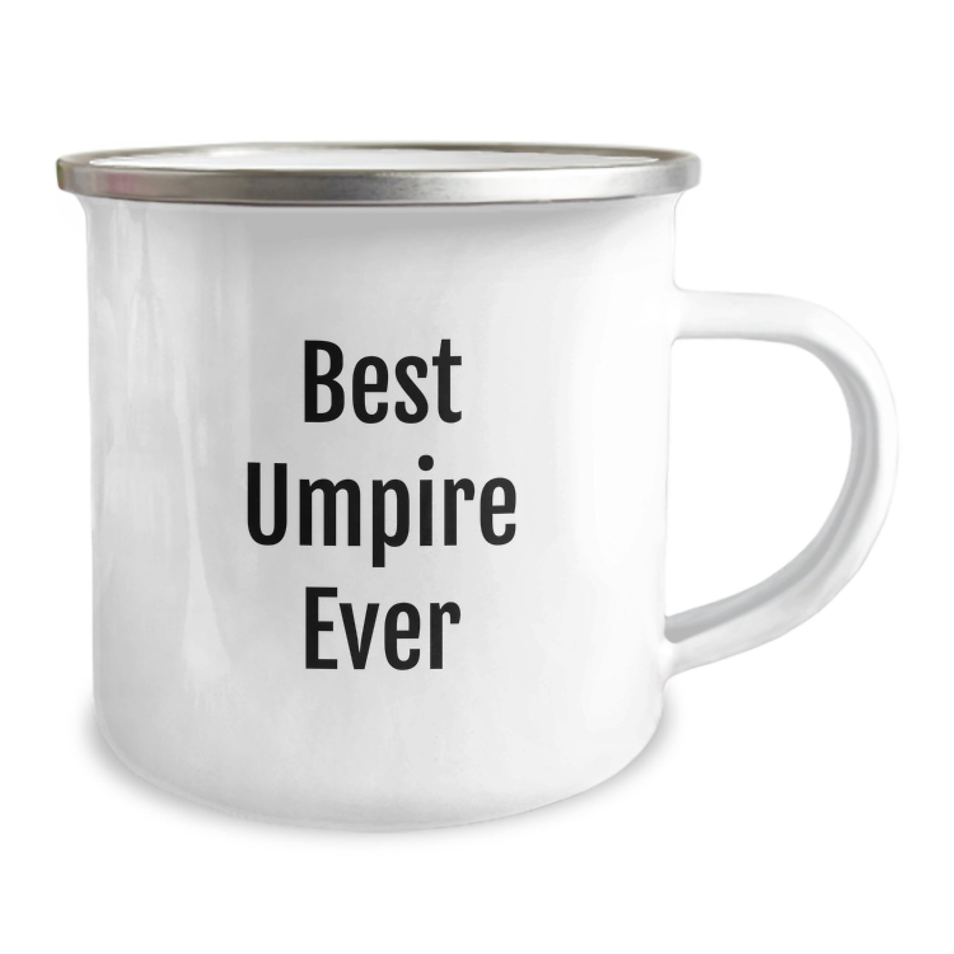 Funny Umpire Gifts for Him, Best Umpire Ever Christmas Unique Gifts, Camping Mug for Men, Enamel Finish - Image 2