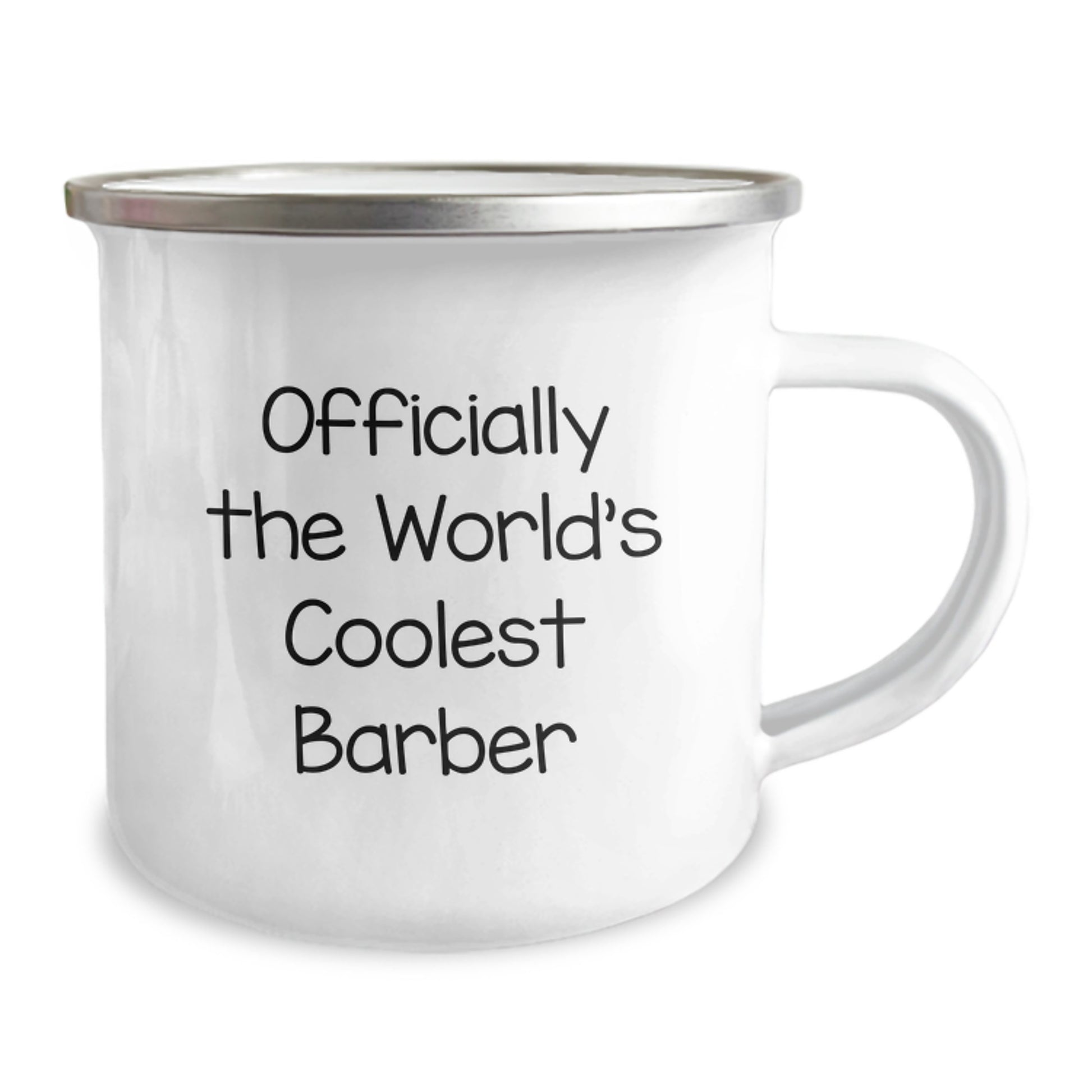 Funny Barber Gifts from Men - Officially The World's Coolest 'Barber' Camping Mug for Graduation Unique - Image 2