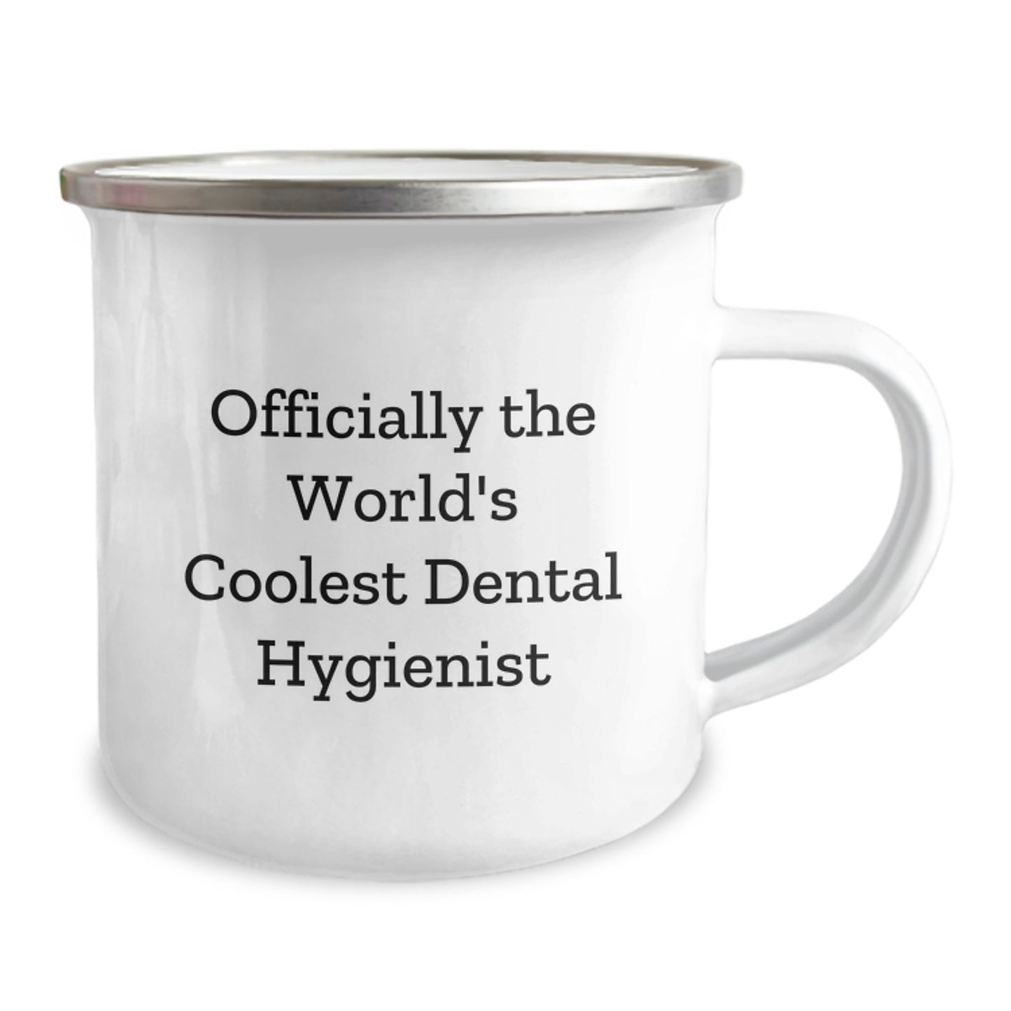 Funny Gifts from Friends to Family - 'Officially The World's Coolest Dental Hygienist' Ceramic Mug for Graduation Unique Gifts - Image 2