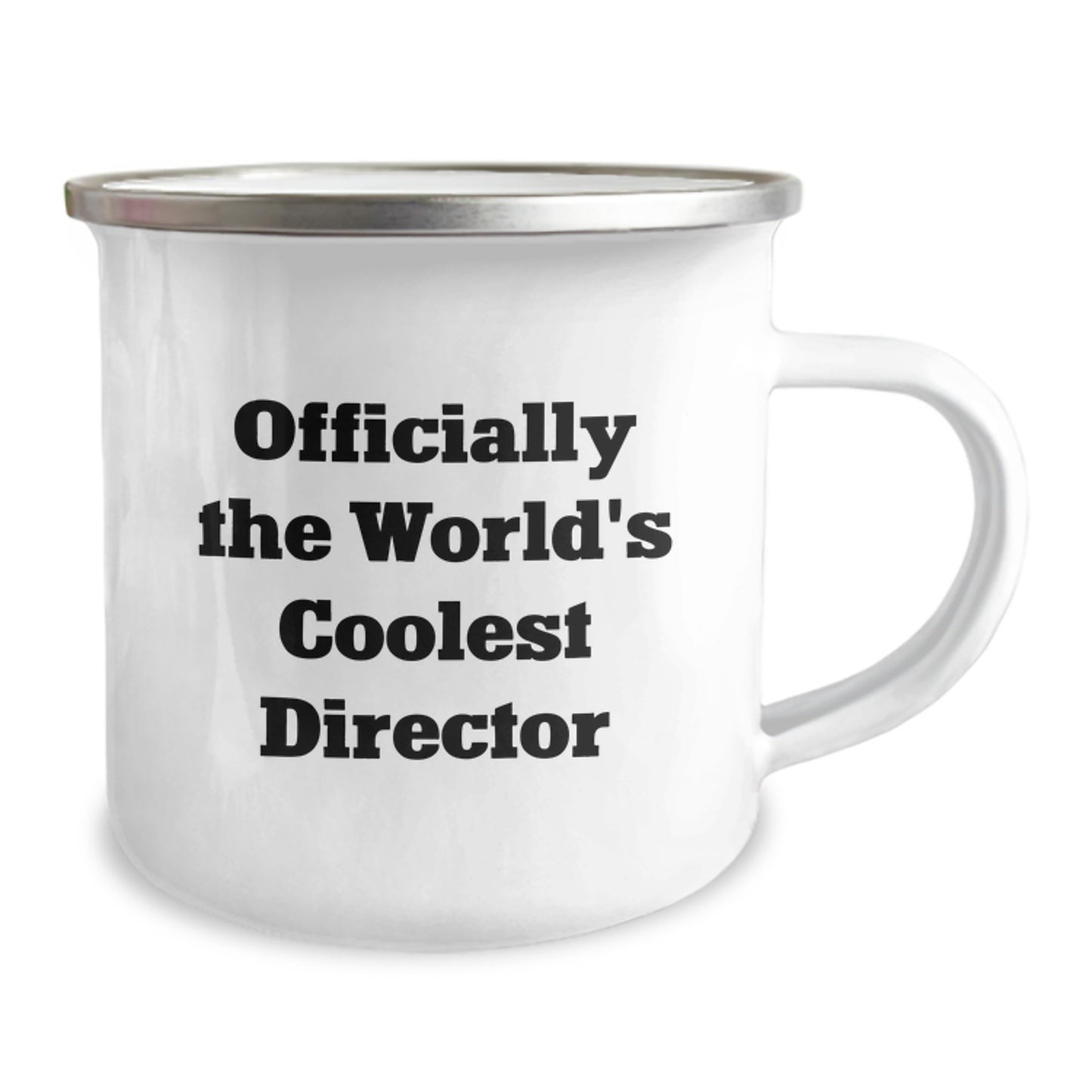 Funny Director Gifts from Friends - Officially The World's Coolest Director Camping Mug for Director, Unique Graduation Unique Gifts for Him - Image 2