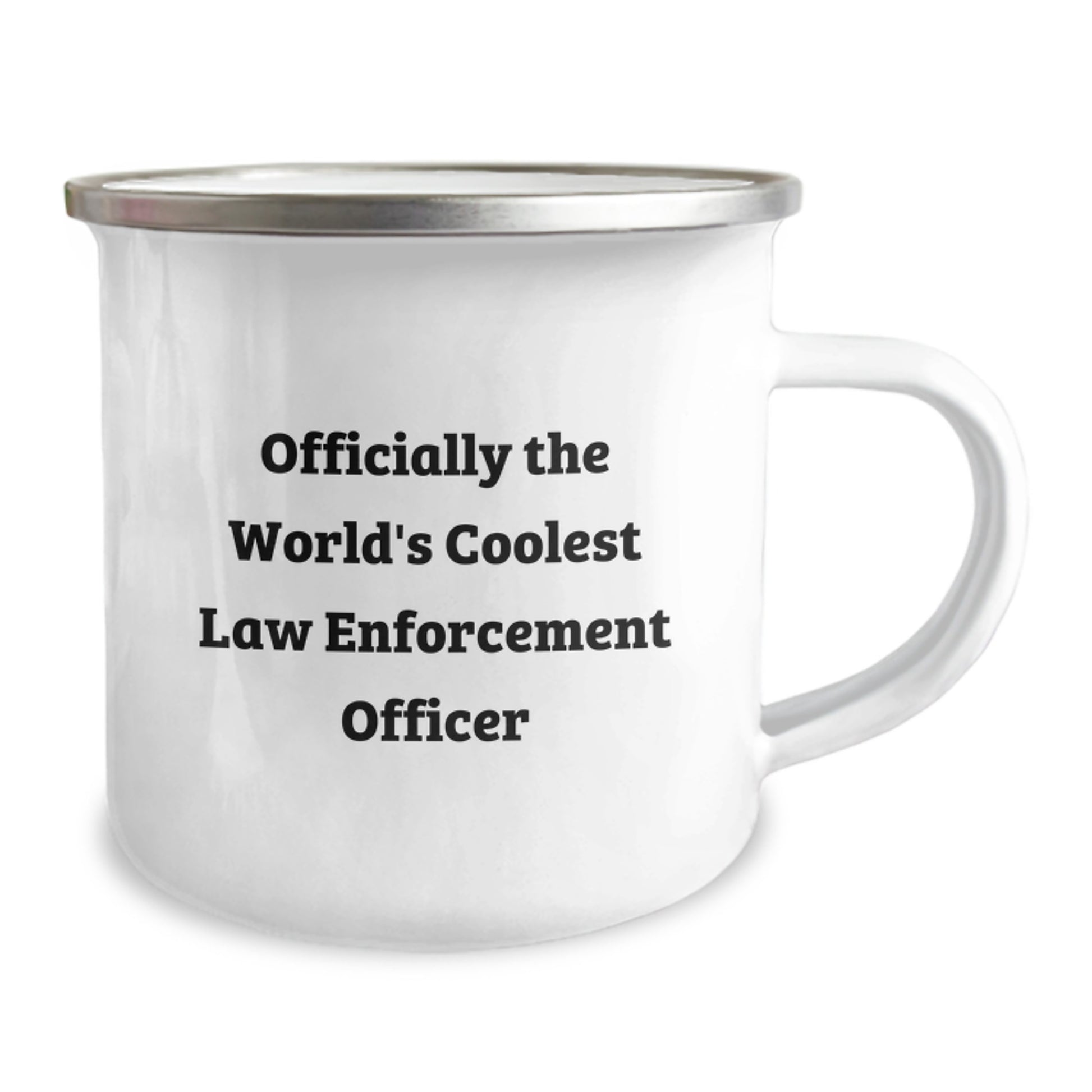 For Him Keepsake Mug – Coolest Law Enforcement Officer Graduation Gift - Image 2
