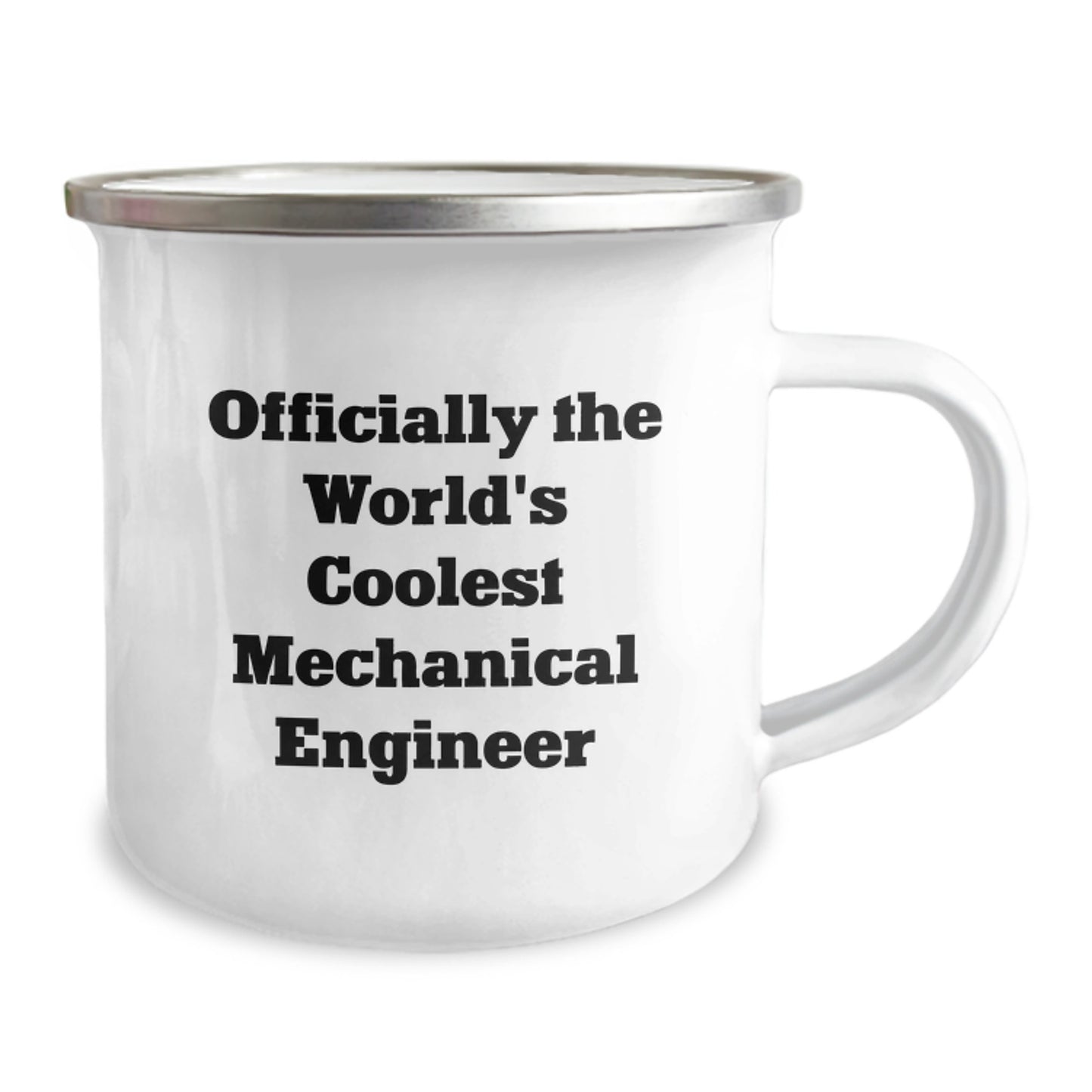 Funny Mechanical Engineer Gifts, Unique Camping Mug for Men, Officially The World's Coolest Mechanical Engineer Graduation Unique Gifts from Friends - Image 2