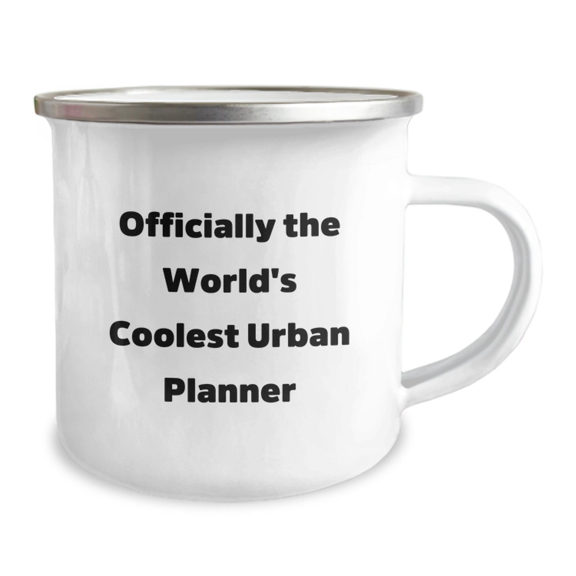 Funny Urban Planner Gifts from Friends - 'Officially The World's Coolest Urban Planner' Funny Graduation Unique Gifts for Urban Planner Men Camping Mug - Image 2