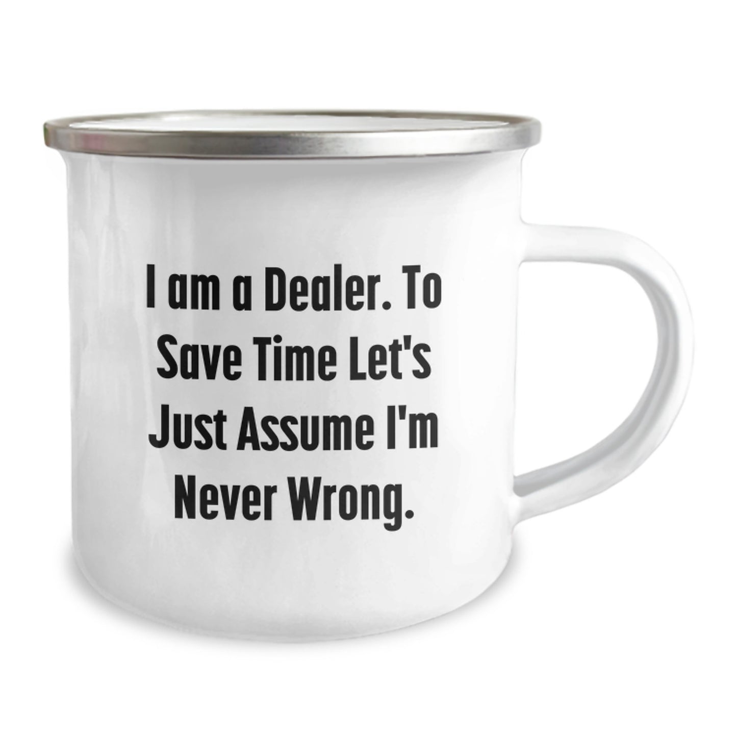 Dealer Keepsake Camping Mug for Him Birthday Gift with Enamel Finish - Image 2
